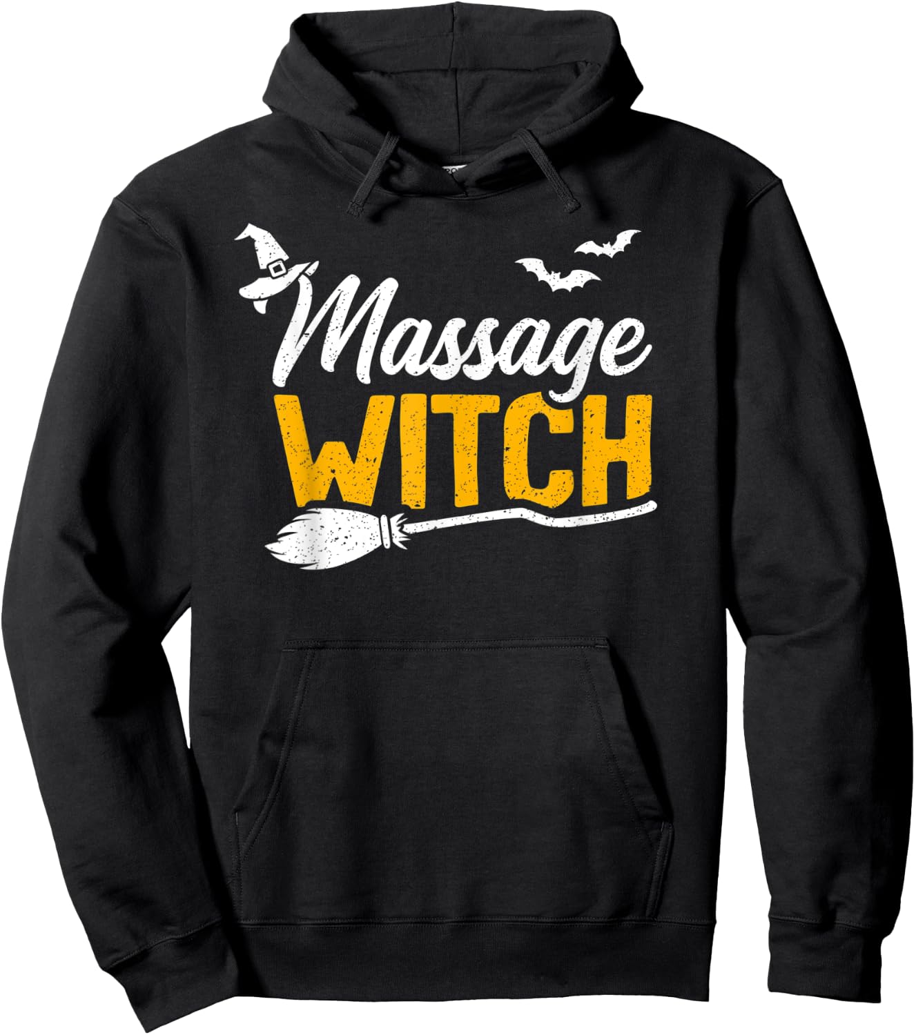 Massage Witch Shirt LMT Halloween Costume Spooky Funny Hoodie - Hoodie | Black