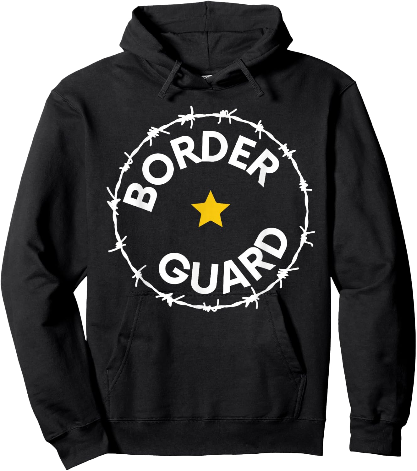 Border Control Patrol USA Conservative Republican Security Hoodie - Hoodie | Black