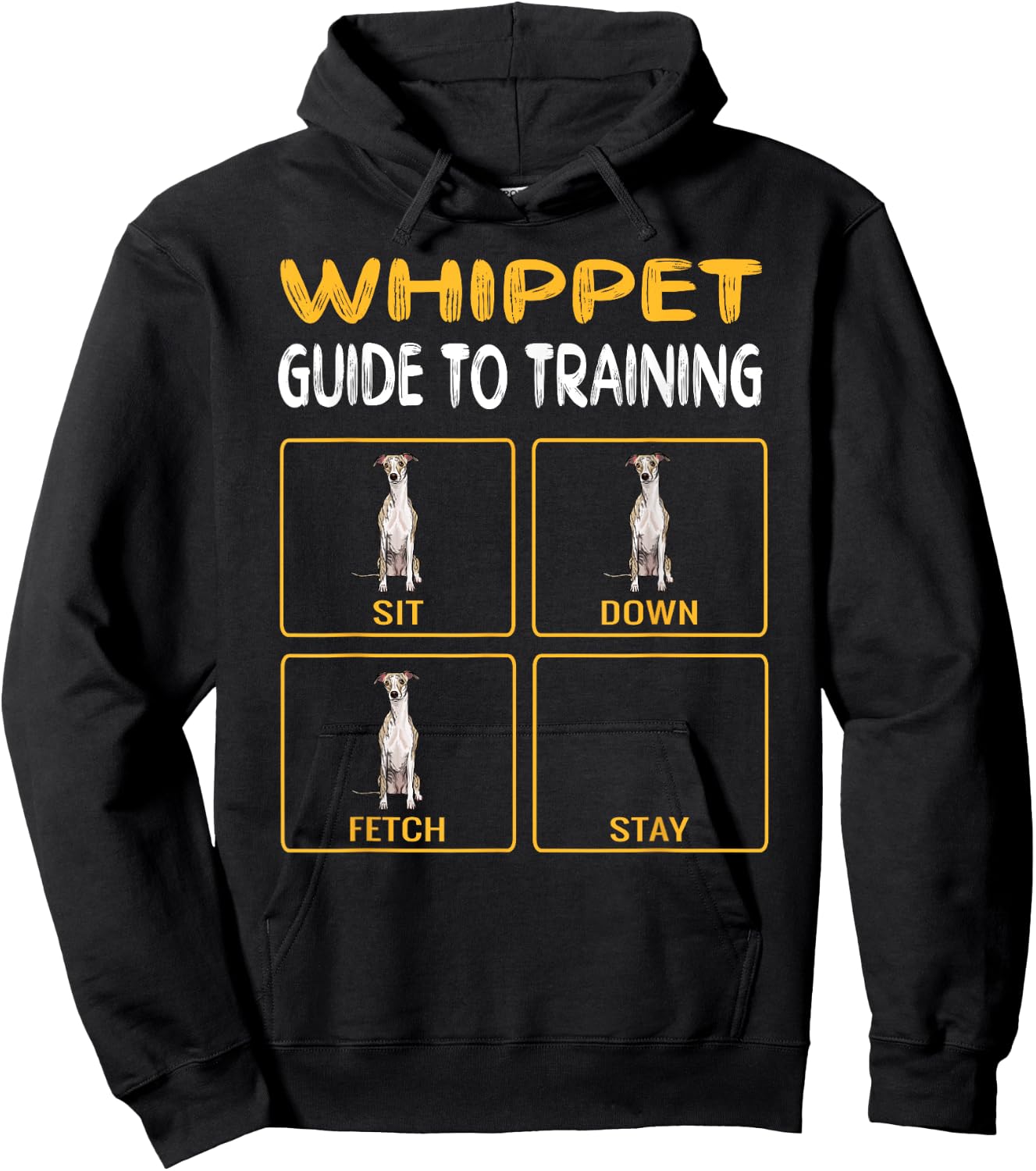 Funny Whippet Guide To Training Dog Obedience Trainer Women Hoodie - Hoodie | Black