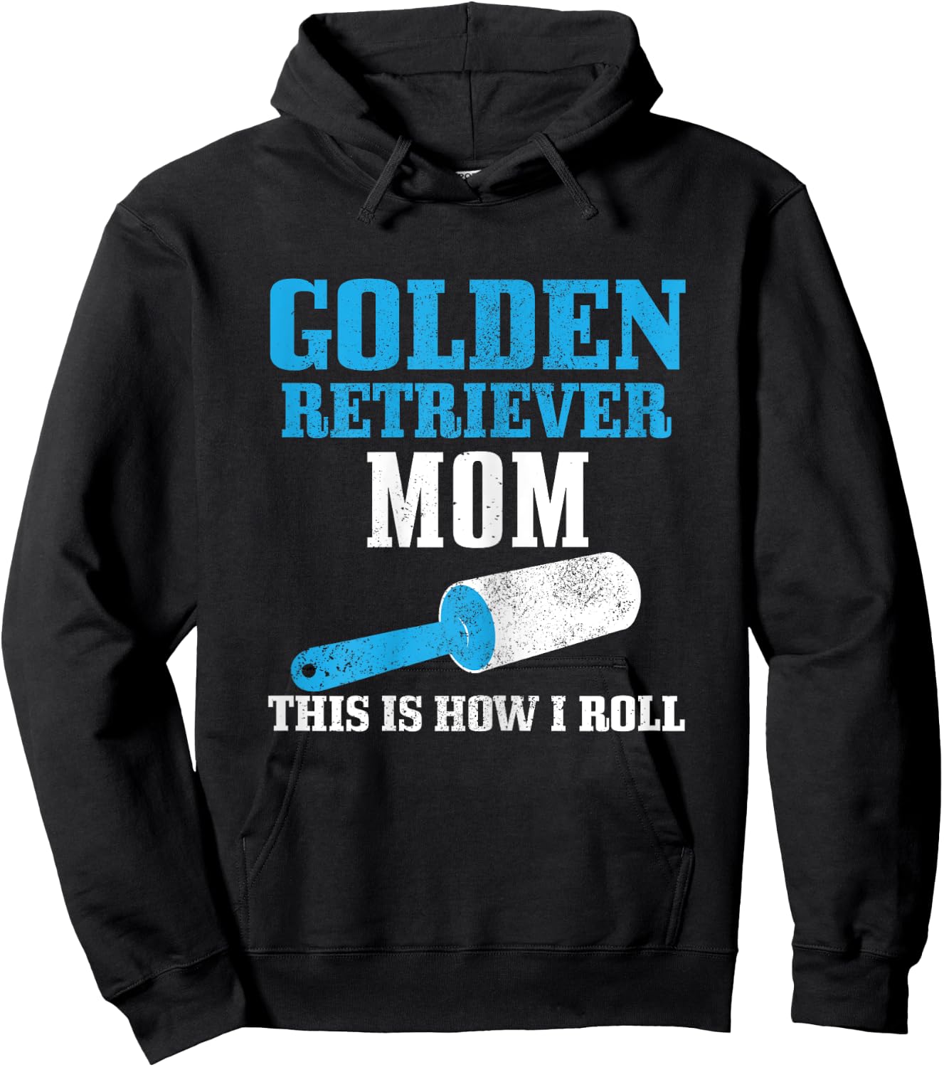 Golden Retriever Mom Dog Hair Funny Golden Retriever Mama Women Hoodie - Hoodie | Black