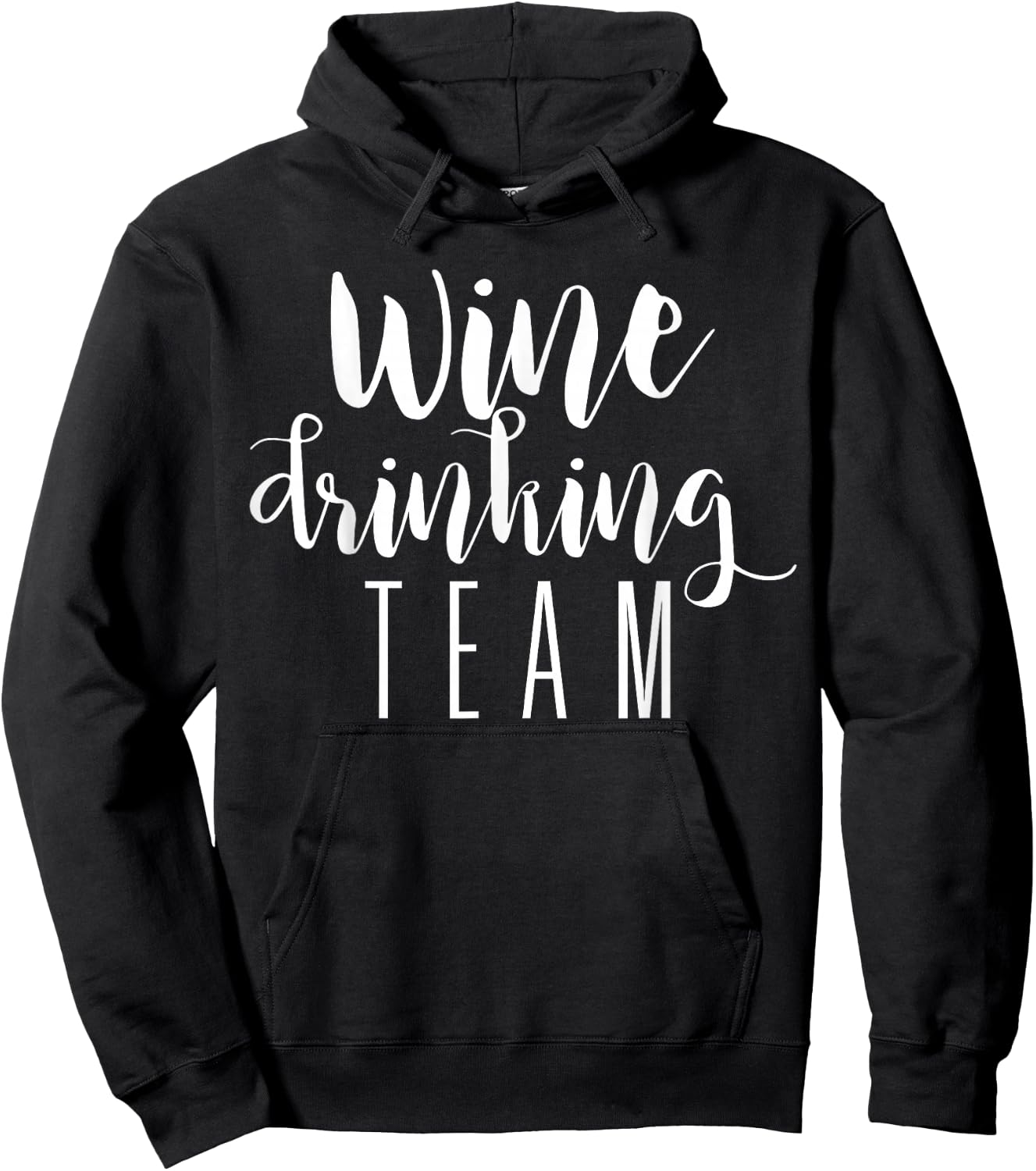 Wine Drinking Team - Drinking Festival Drinking Party Hoodie - Hoodie | Black