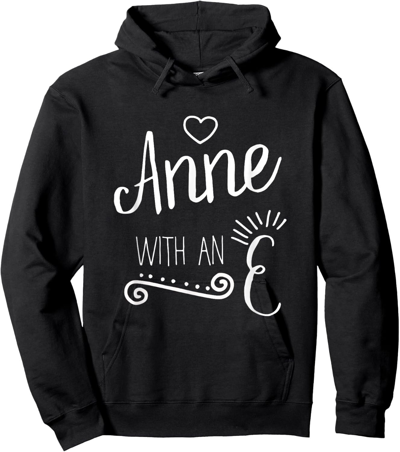 Anne With An E Fun Book Lover Hoodie - Hoodie | Black