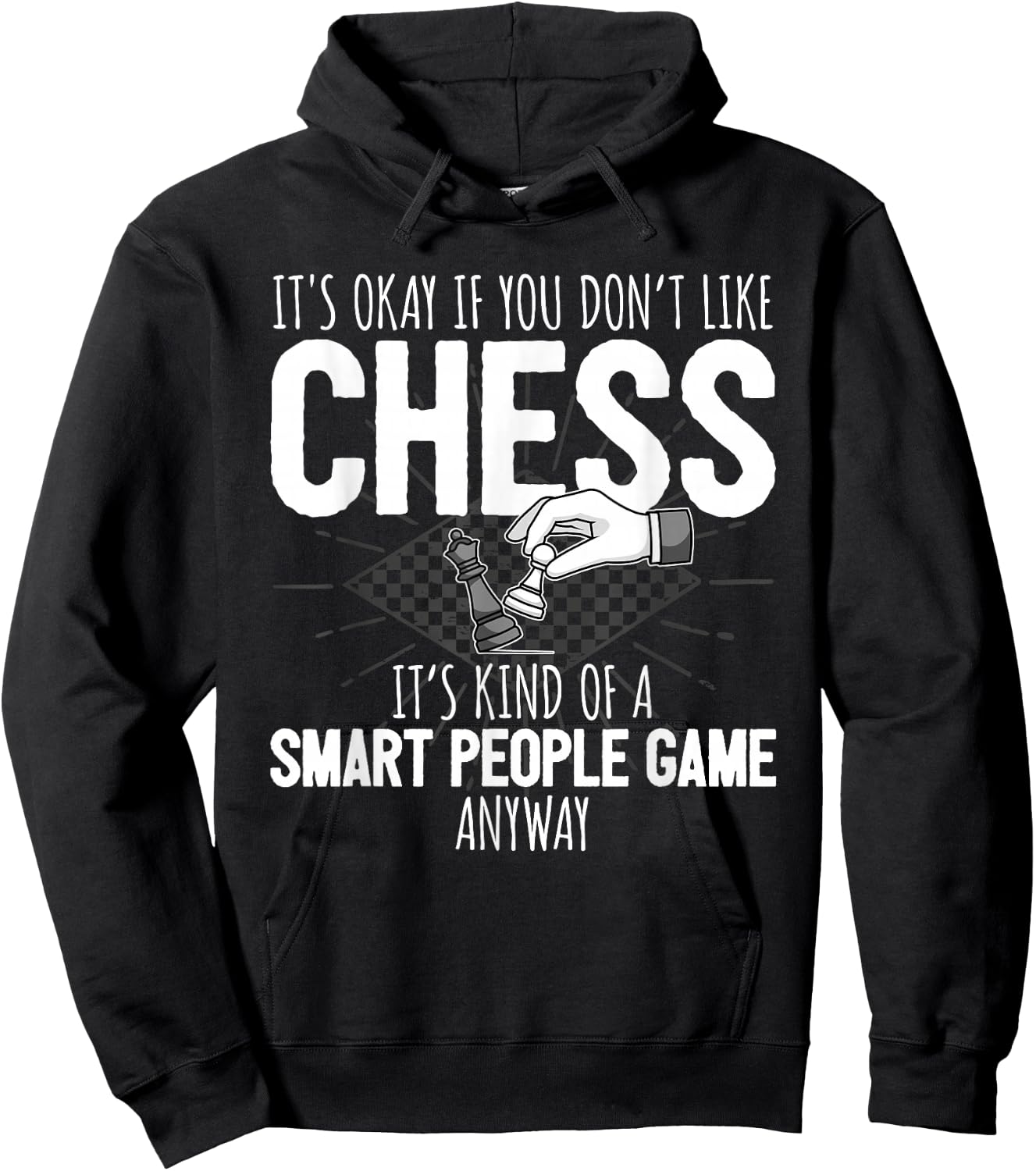 Funny Chess Player Chess Club Hoodie - Hoodie | Black