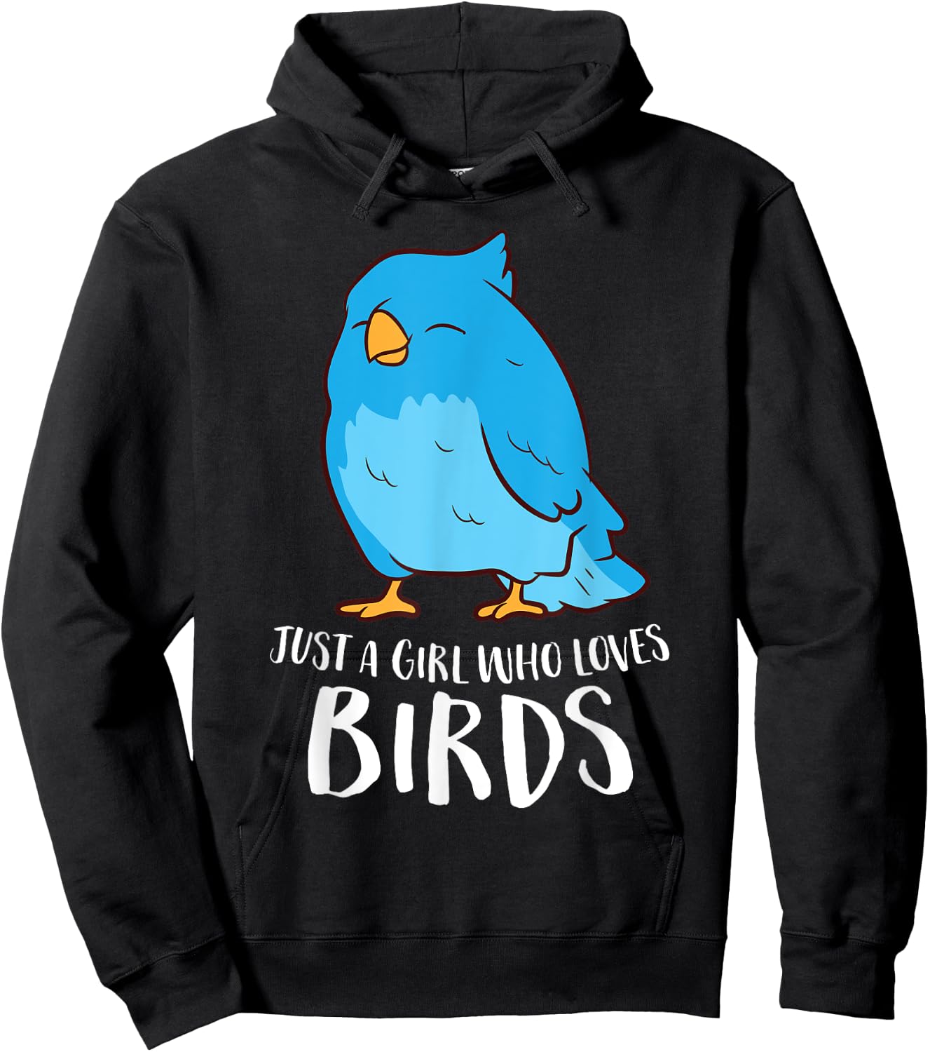 Birds Girl Just A Girl Who Loves Birds Hoodie - Hoodie | Black