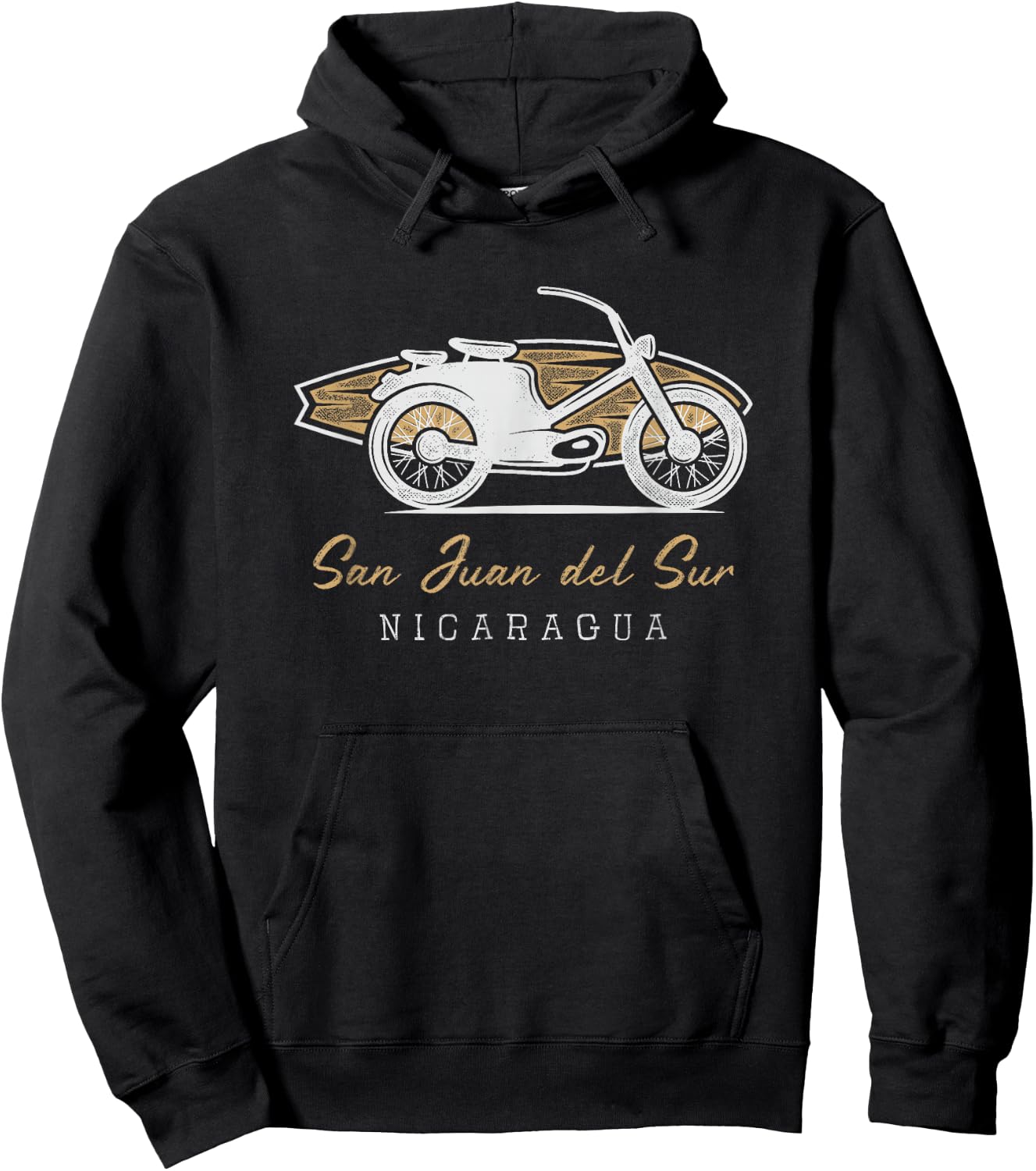 Surfer Surf Spots - San Juan del Sur, Nicaragua Hoodie - Hoodie | Black