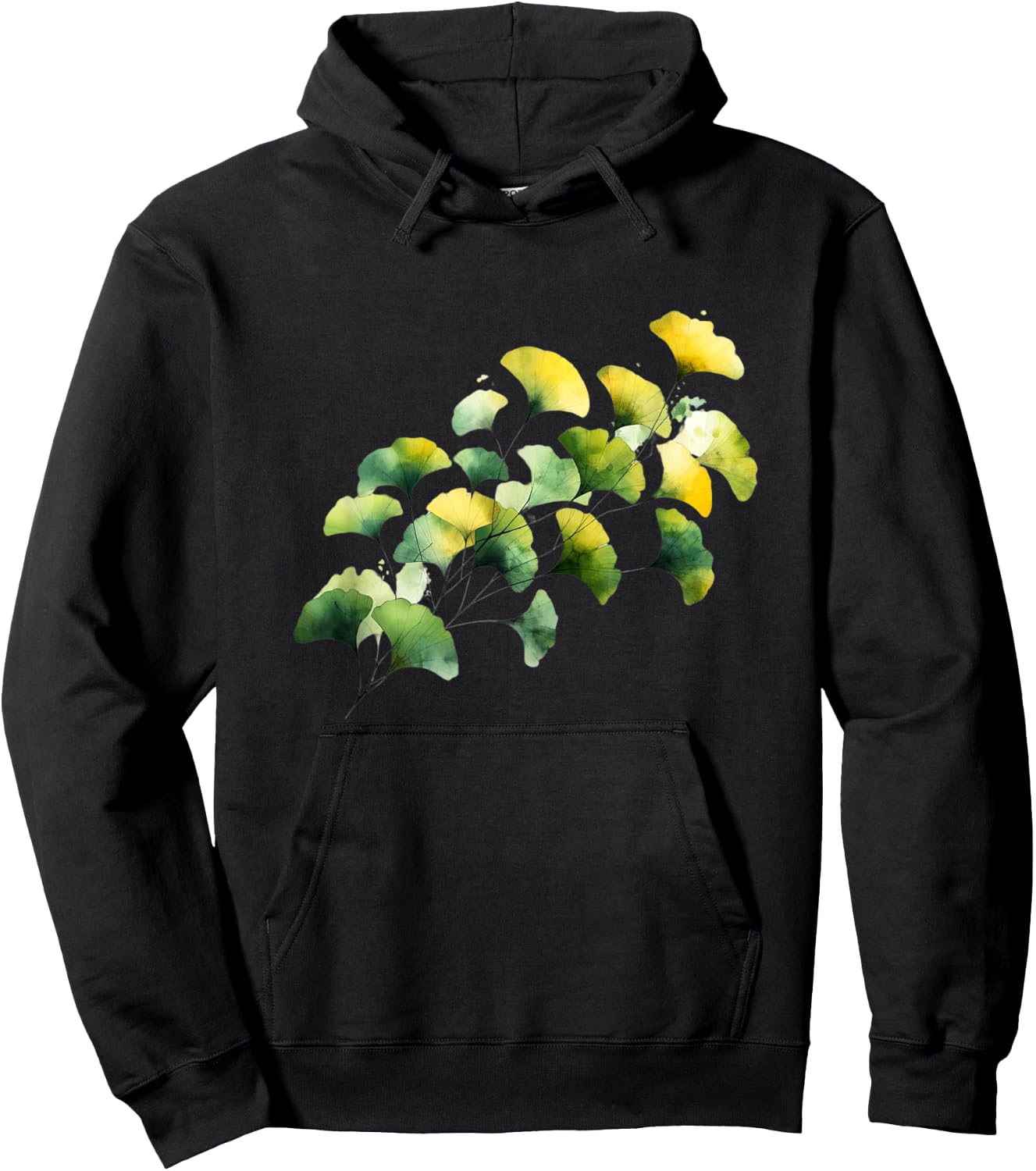Ginkgo leaves Hoodie - Hoodie | Black