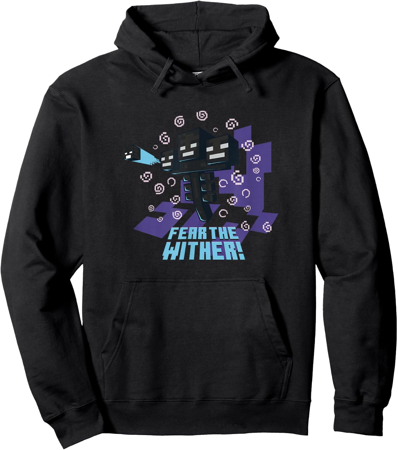 Minecraft Wither Fear The Wither! Small Hoodie - Hoodie | Black