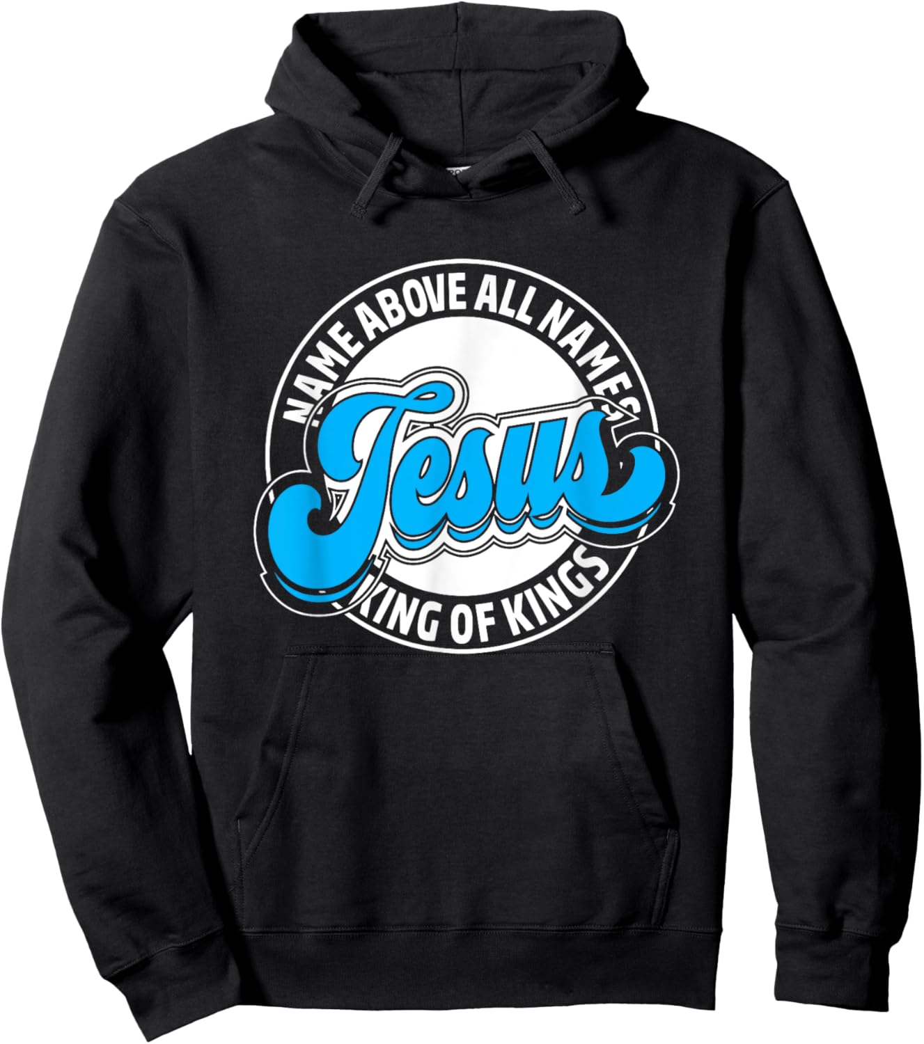 Jesus Name Above All Names King Of Kings Christian Christmas Hoodie - Hoodie | Black
