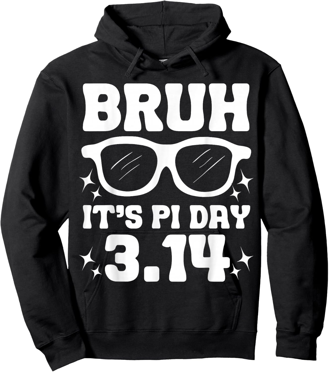Funny Pi Day 3.14 Kids Bruh It's Pi Day Pi Math Teacher Boy Hoodie - Hoodie | Black