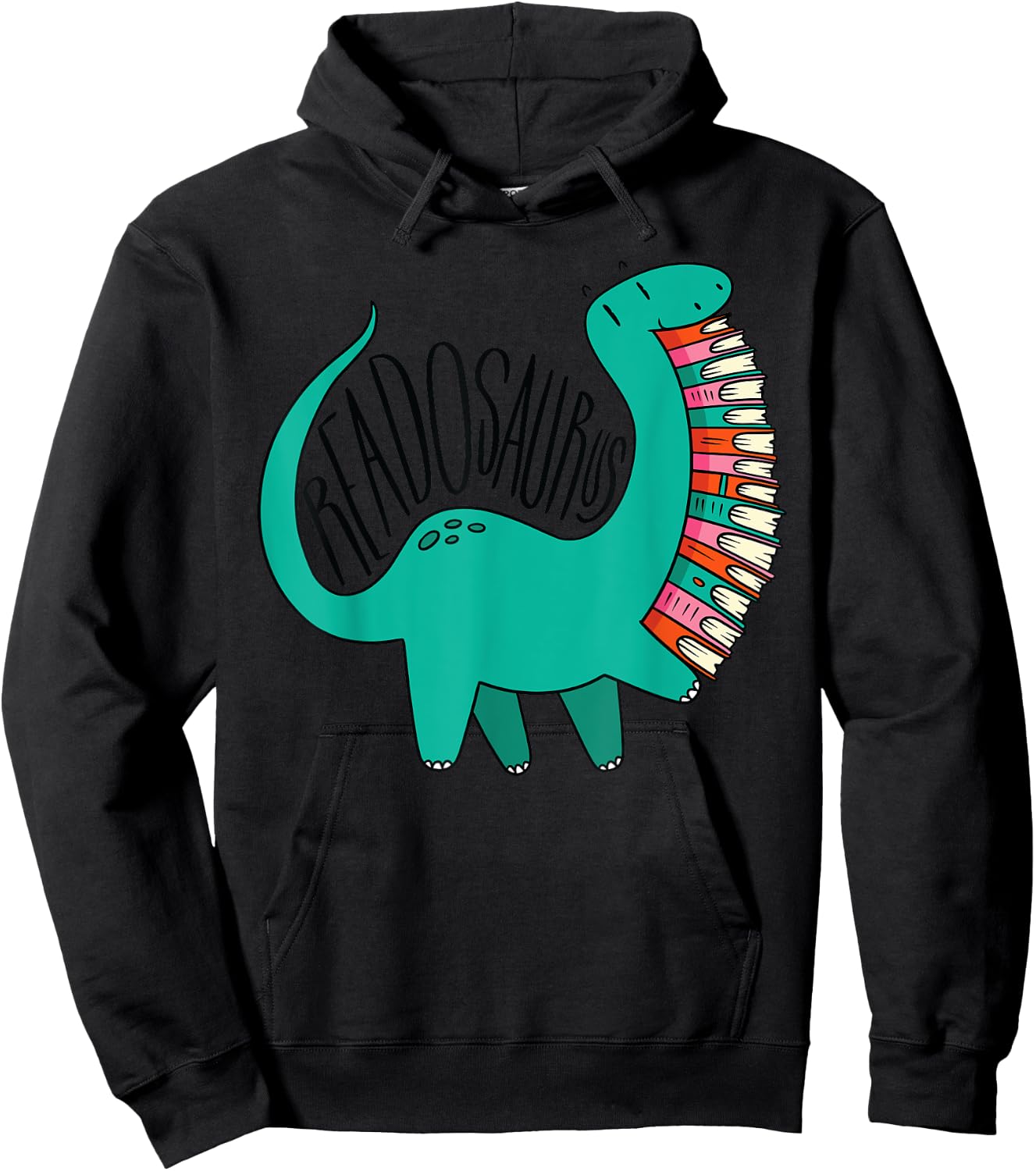 Funny Book Readosaurus Dinosaur Books Library Reading Lovers Small Hoodie - Hoodie | Black