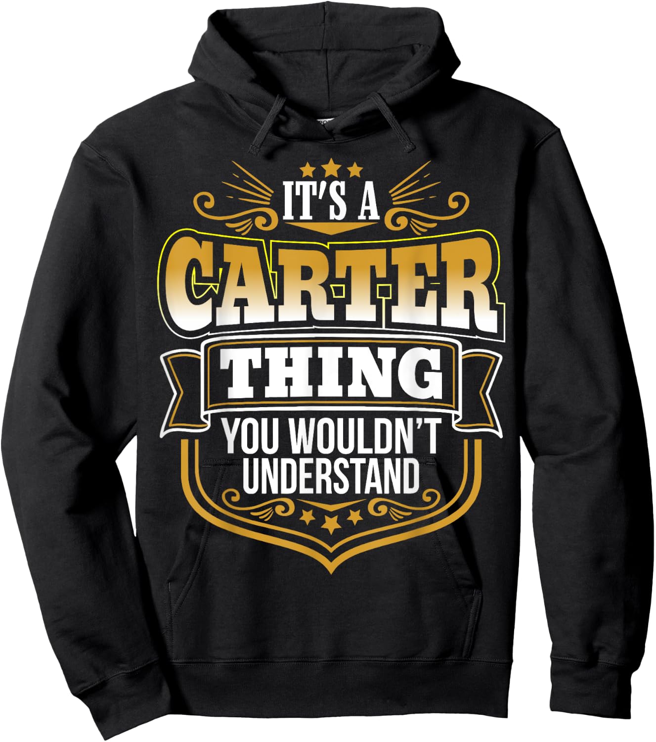 It's a CARTER thing you wouldn't Understand Xmas Hoodie - Hoodie | Black