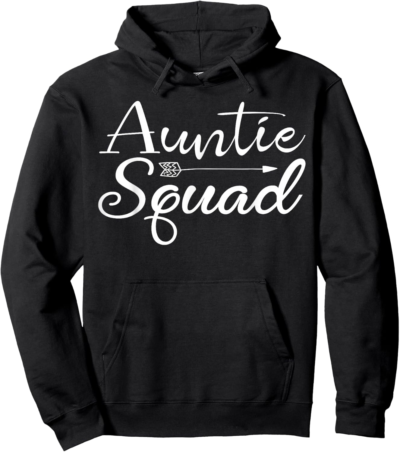 Auntie Squad Aunt Birthday Gift Hoodie - Hoodie | Black