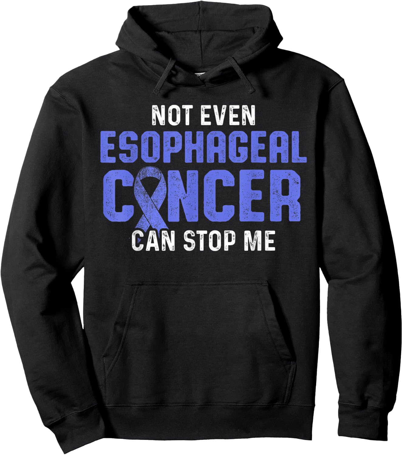 Esophageal Cancer Survivor Stop Esophagus Warrior Hoodie - Hoodie | Black