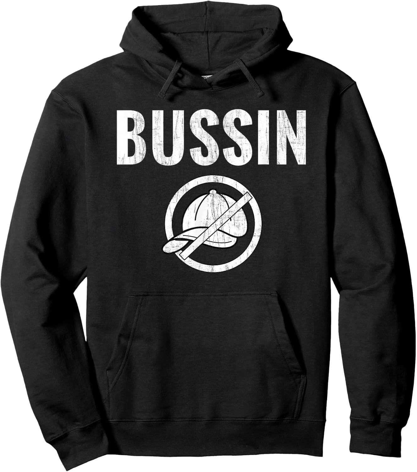 BUSSIN No Cap Funny Keto Slang Talk Hoodie - Hoodie | Black
