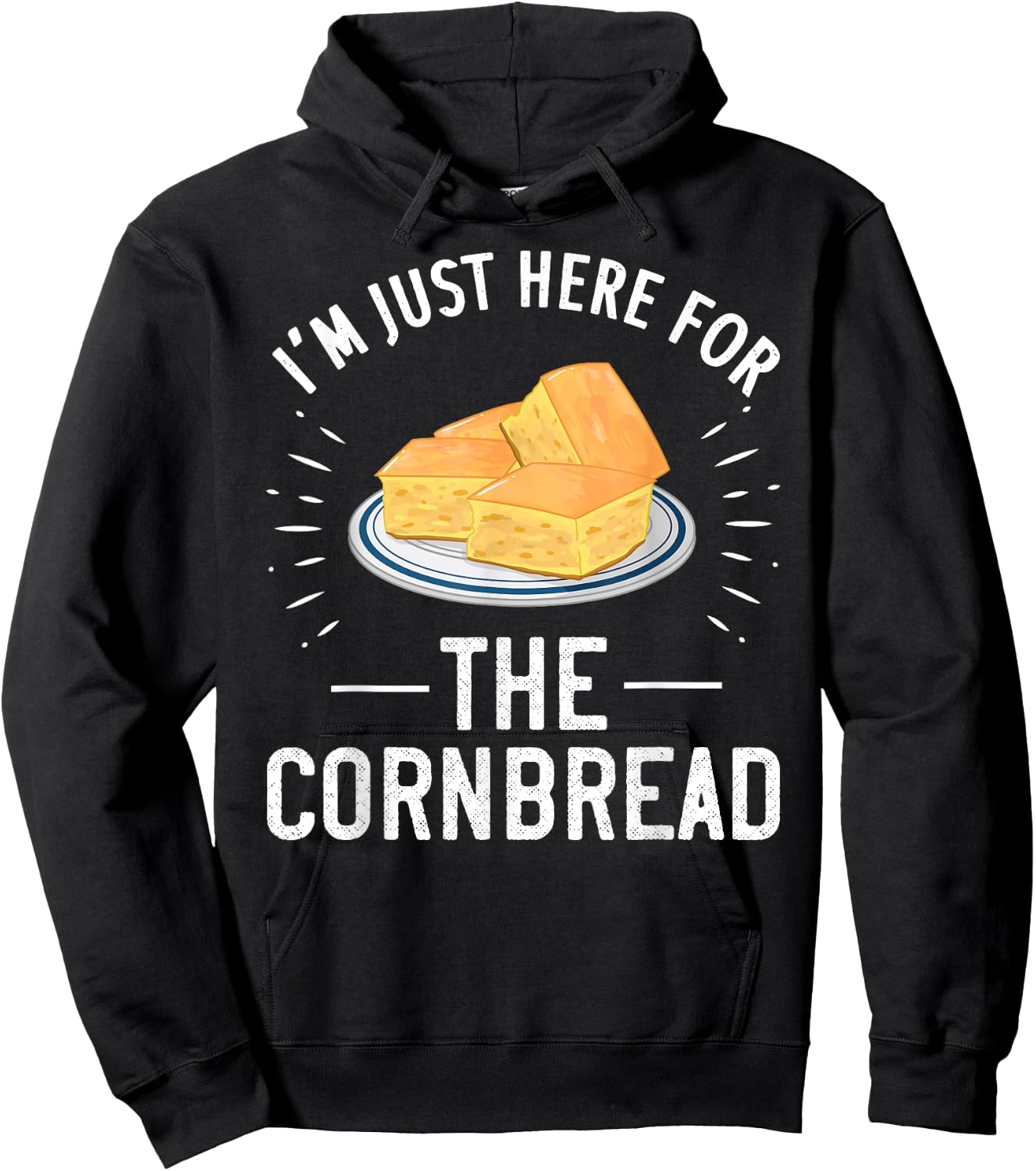 Cornbread Gift Funny Gluten Free Hoodie - Hoodie | Black