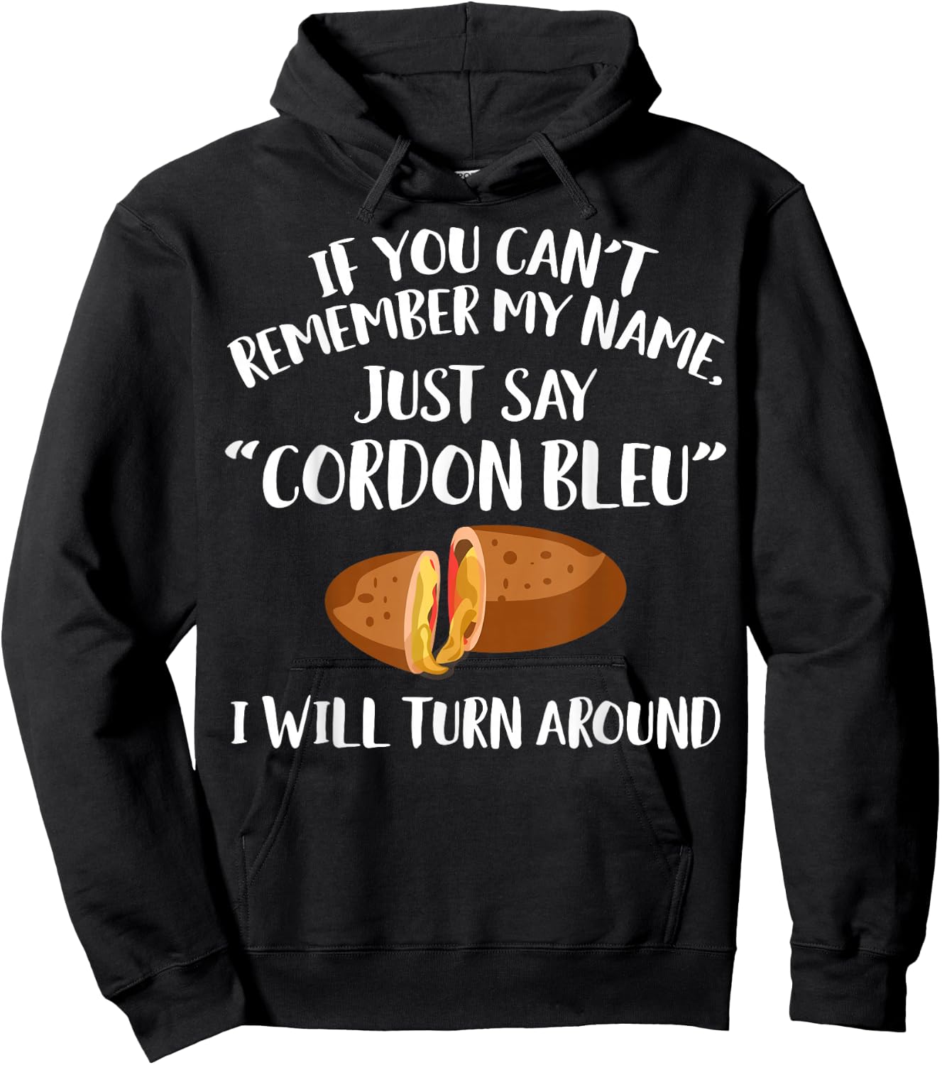 Cordon Bleu Apparel - Funny Bleus Lover Design Hoodie - Hoodie | Black