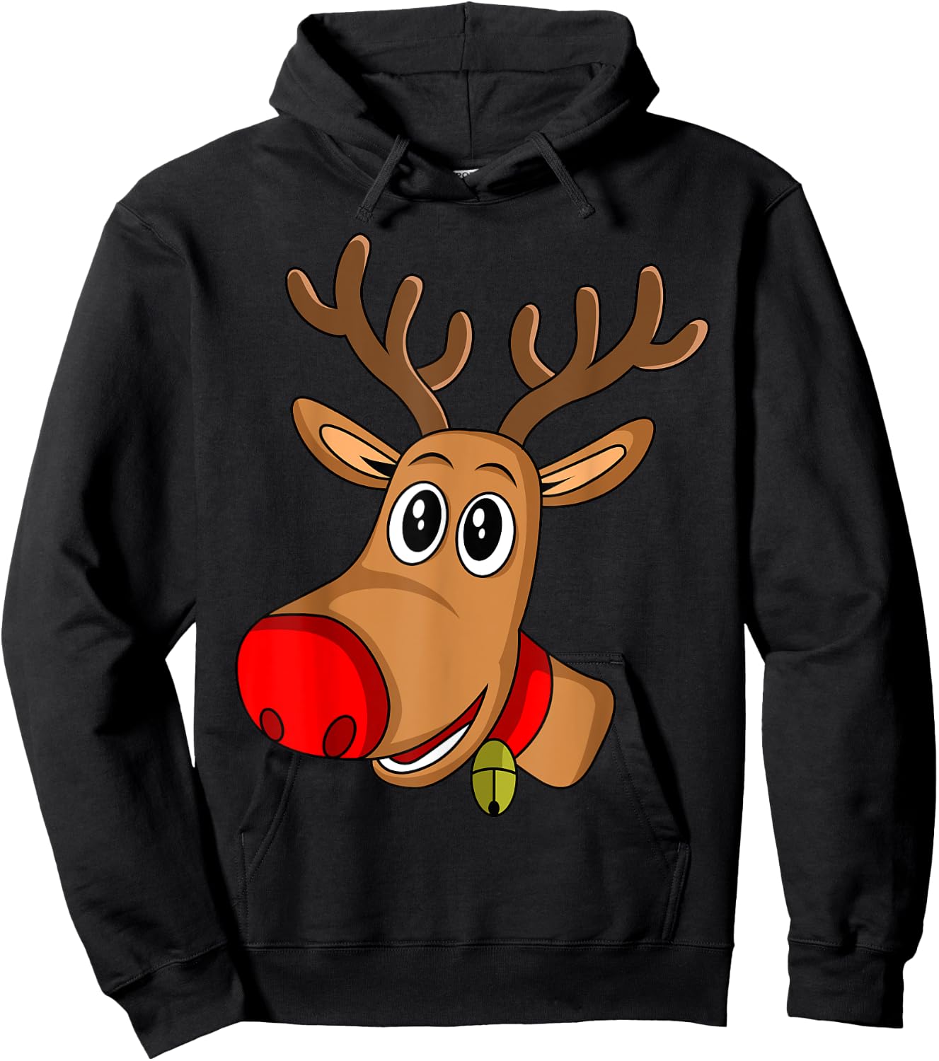 RUDOLPH Red Nose Reindeer | Donner Blitzen Hoodie - Hoodie | Black