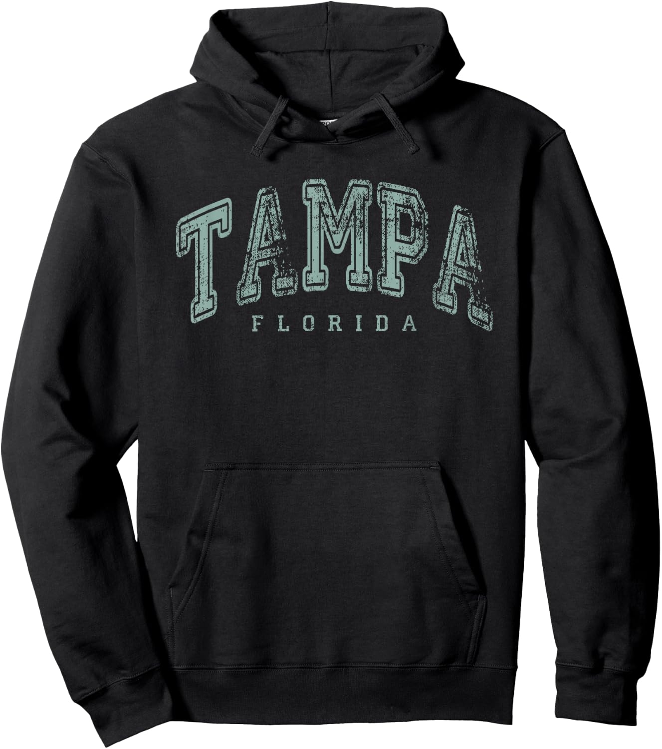 Tampa Florida Vintage Retro US City State Pride Travel Hoodie - Hoodie | Black