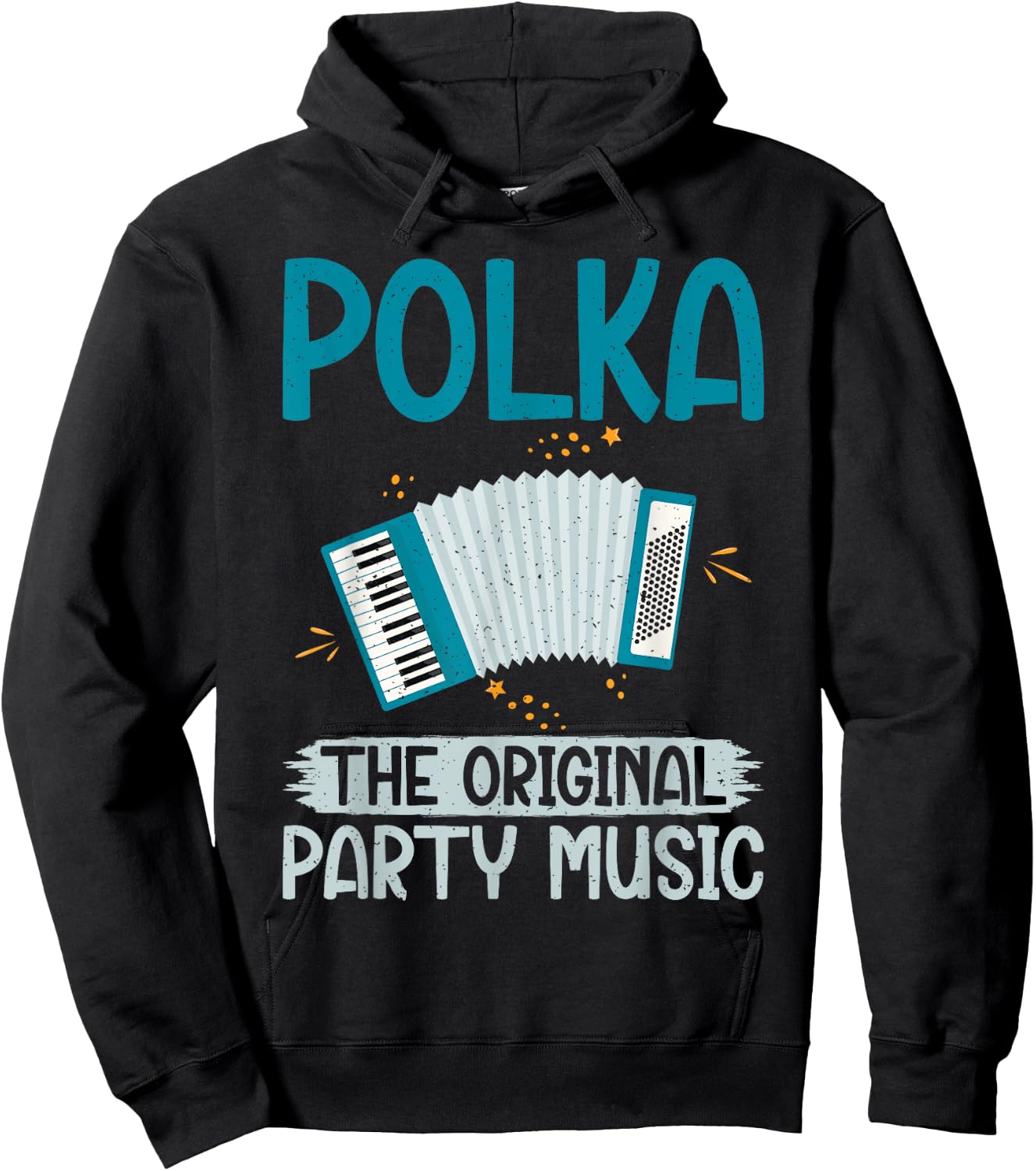 Polka the original Party Music Polish Polka Hoodie - Hoodie | Black