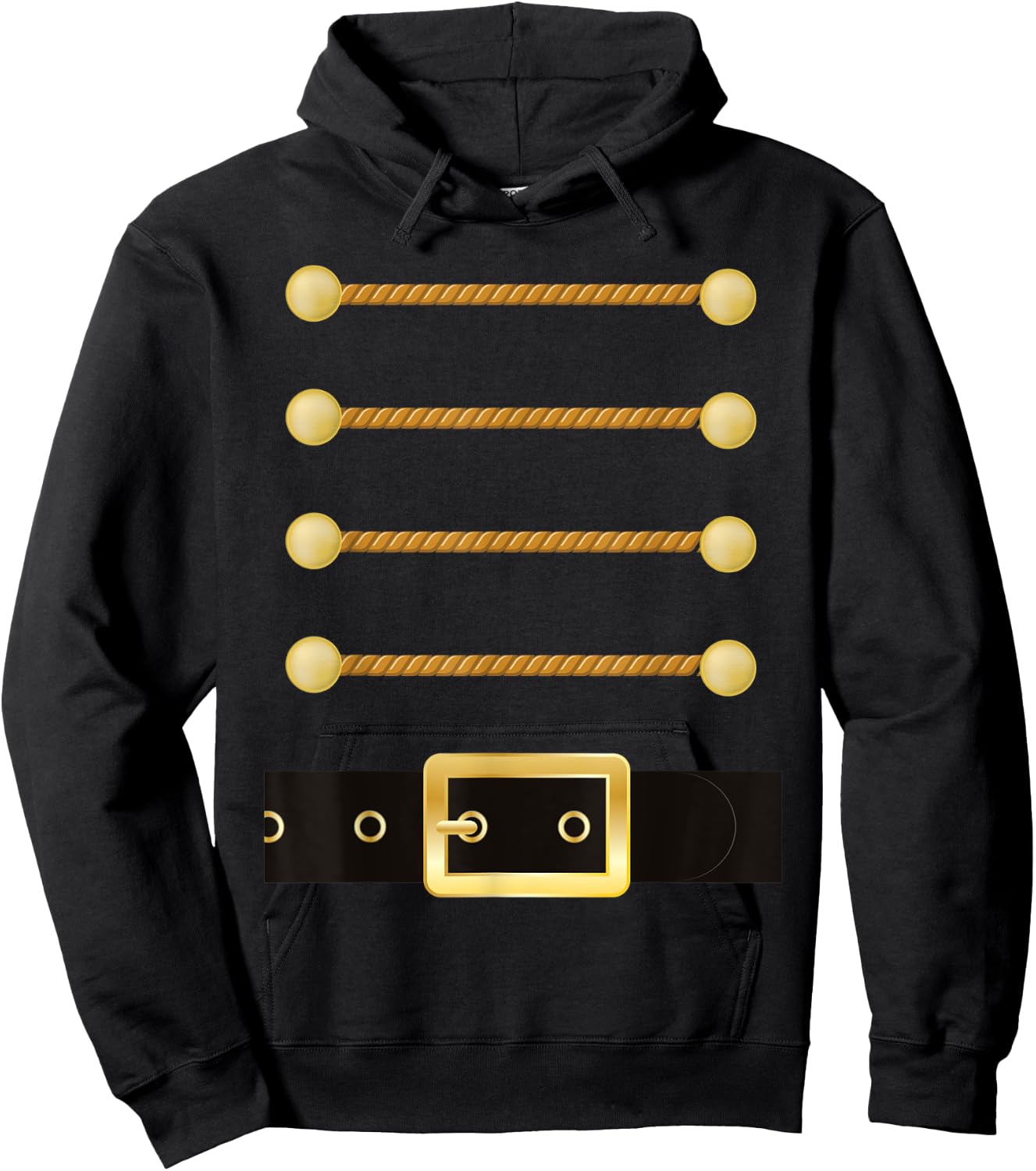 Nutcracker Character Soldier Costume Uniform Funny Christmas Hoodie - Hoodie | Black