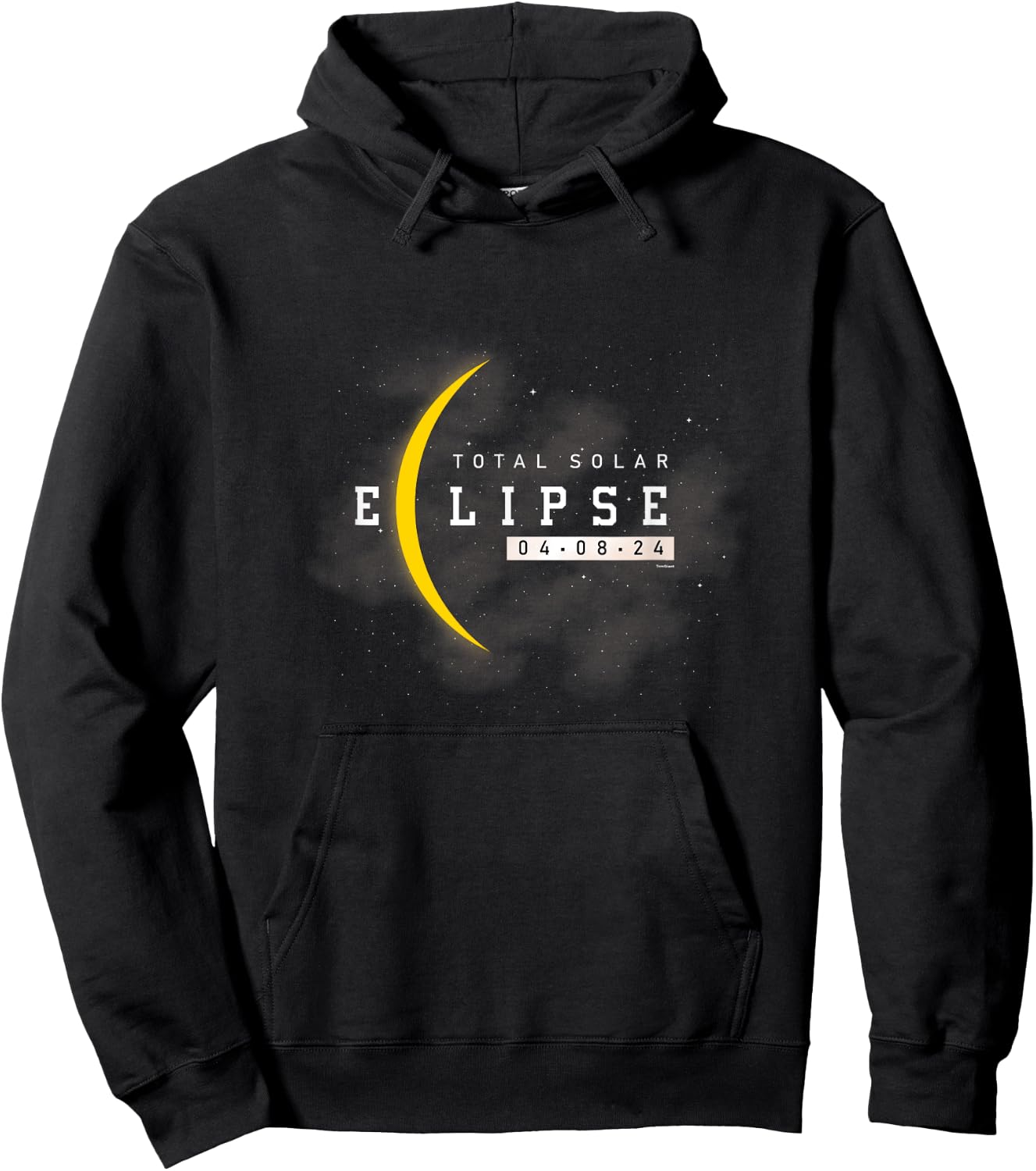 Total Solar Eclipse 2024 Moon Lover Moon Observation Hoodie - Hoodie | Black