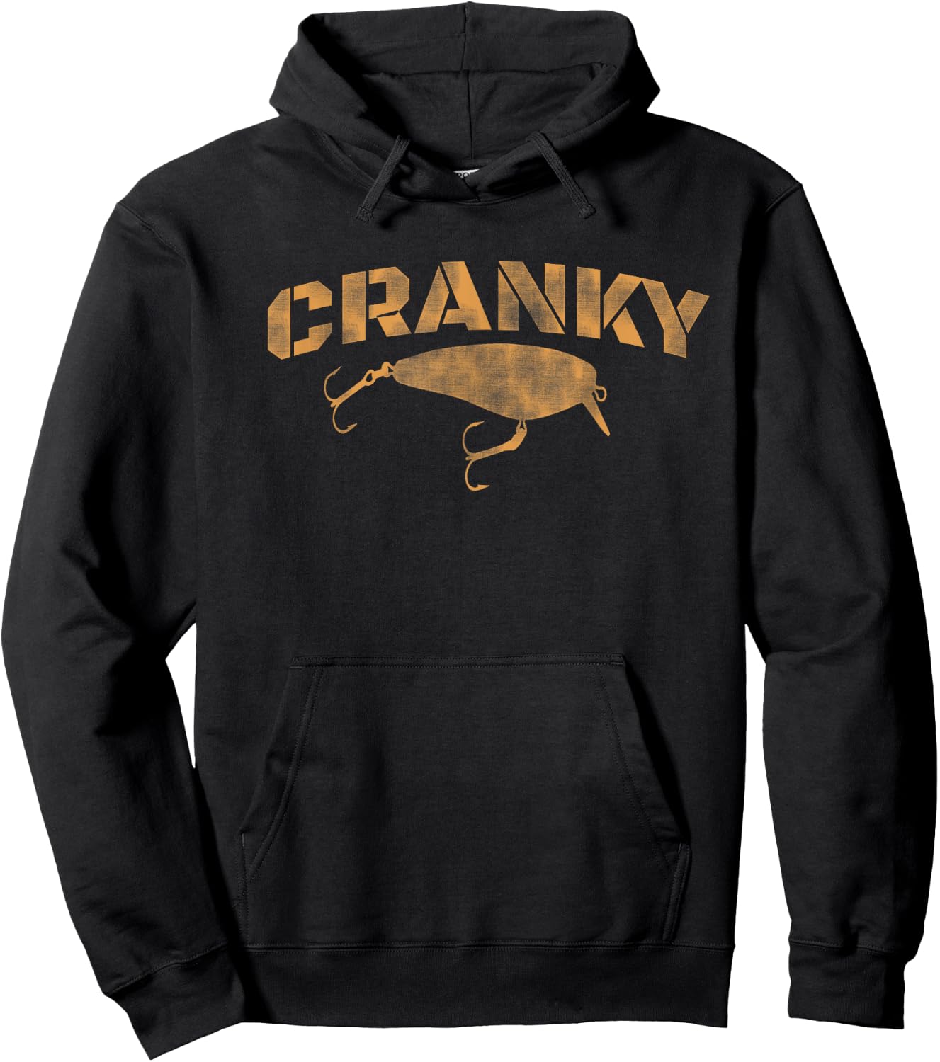 RV Cute Women's Fishing - Black, Small - Short Sleeve, - Cotton 90%, Polyester 10% - Cranky Funny Gift Ideas For Fishing Lovers Hoodie - Hoodie | Black