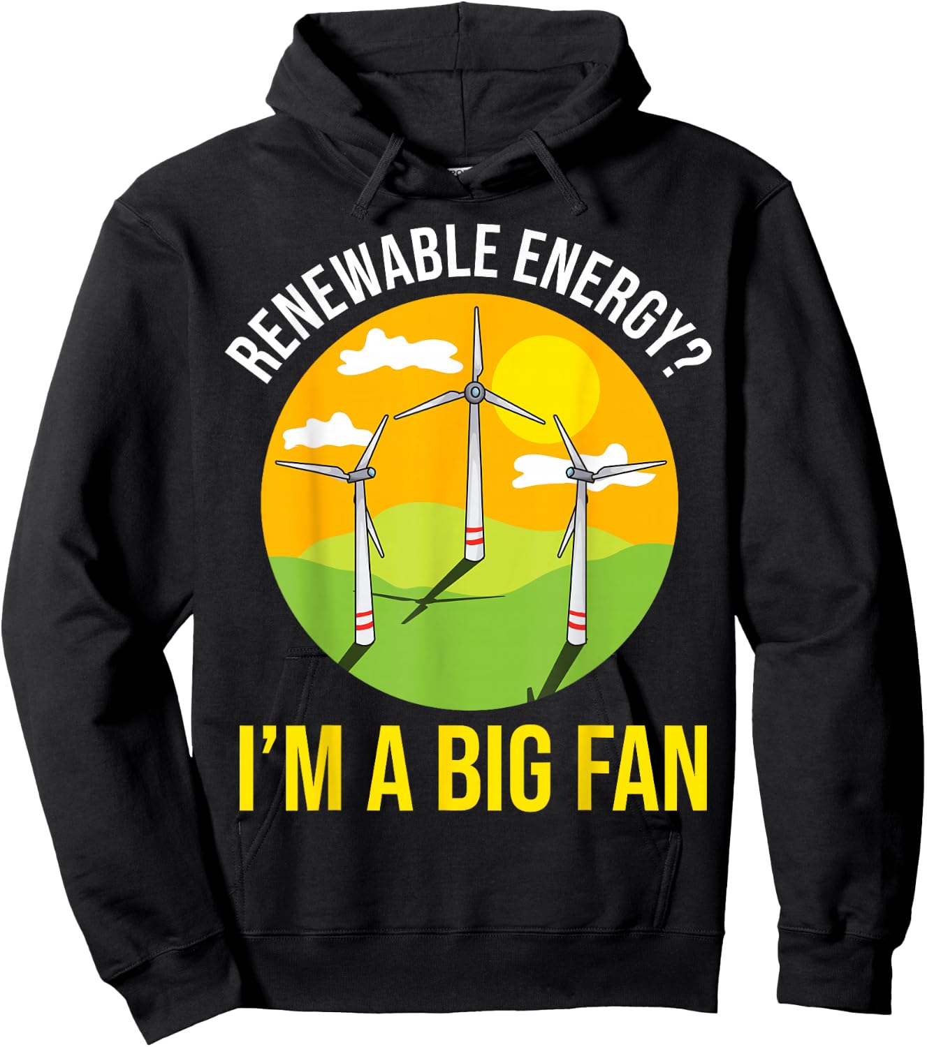 Renewable Energy Environmentally Friendly Science Nerd Gift Hoodie - Hoodie | Black