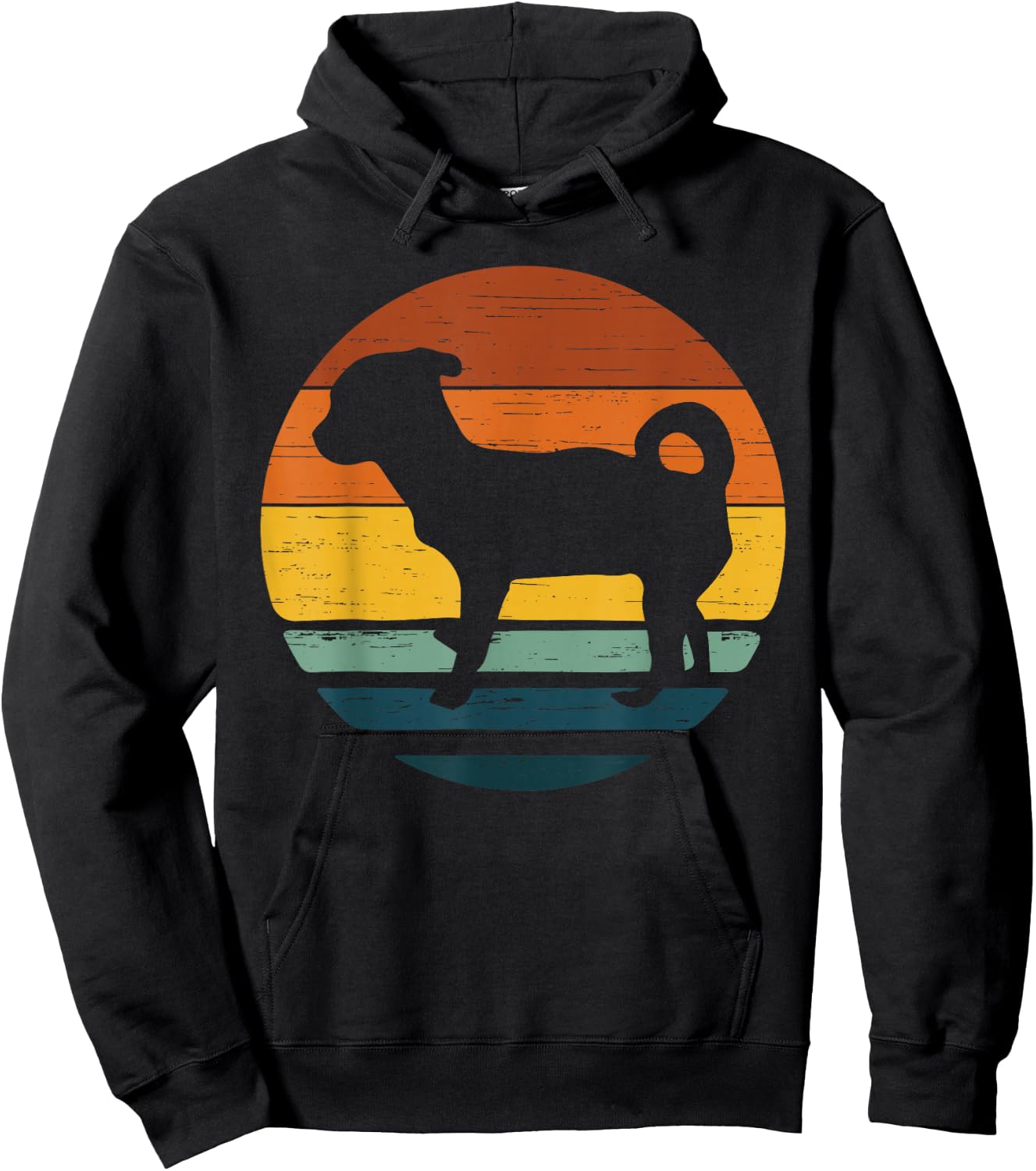 Cheagle Vintage Retro Mum Dad Dog Gift Hoodie - Hoodie | Black