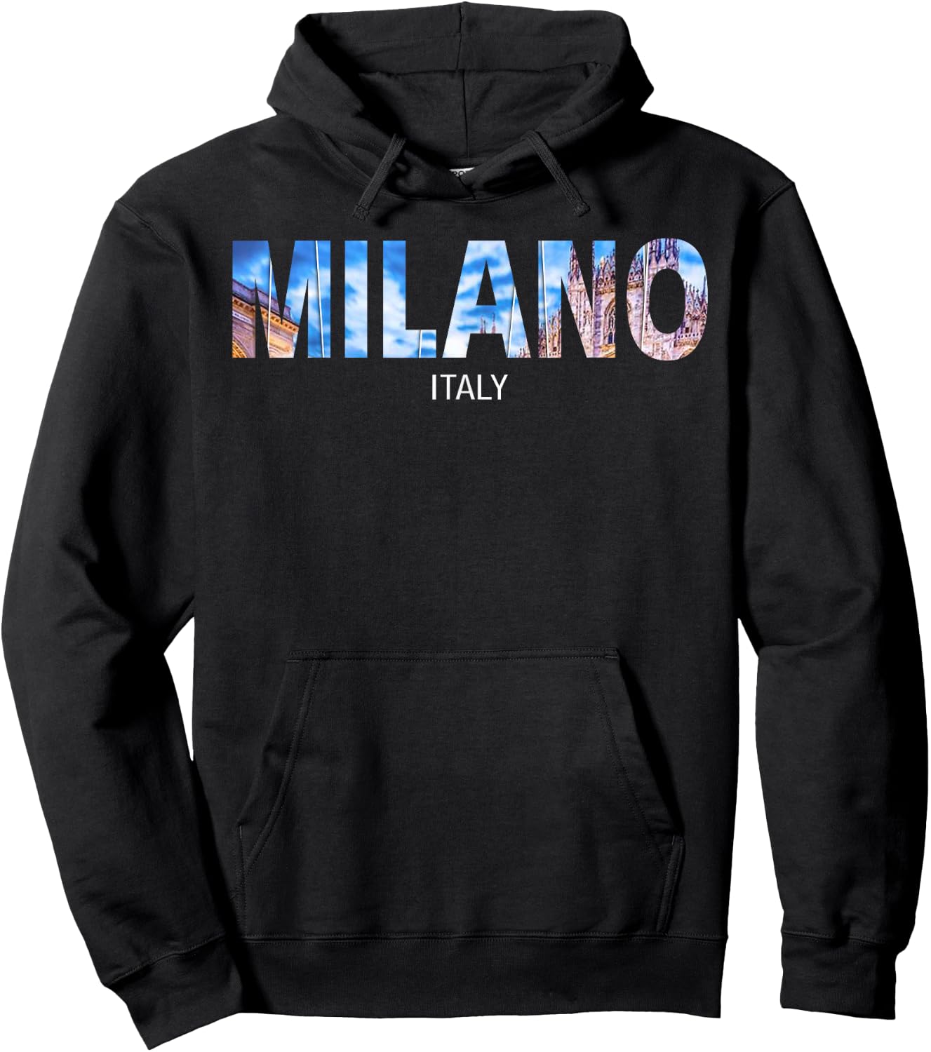 Milano Shirts Men Milano Italy Souvenirs Gifts Hoodie - Hoodie | Black