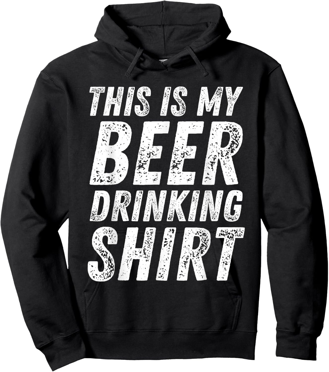 This Is My Beer Drinking Shirt Funny Saying Hoodie - Hoodie | Black