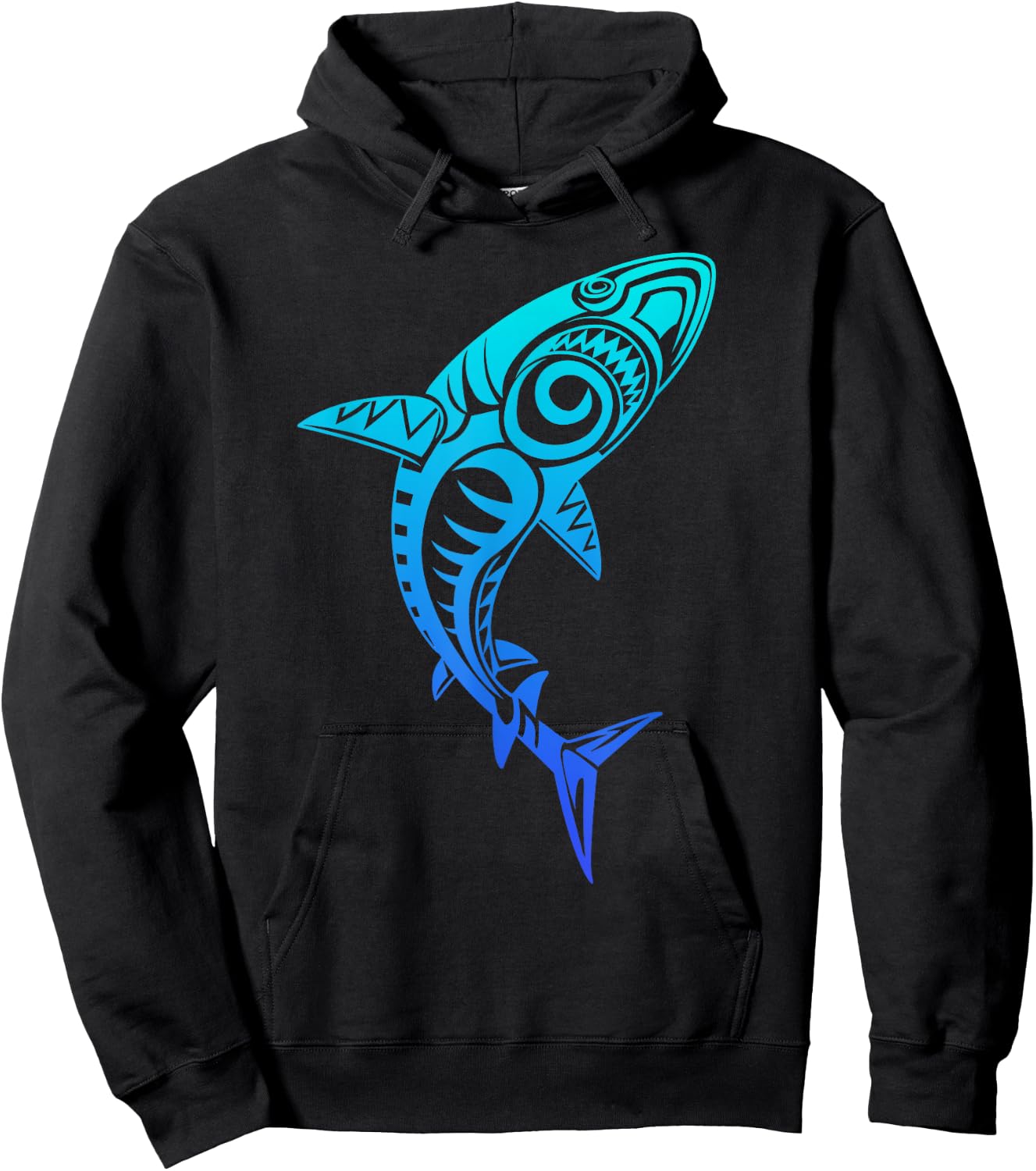 Culture Shark Symbol Blue, Haka Kia Ora Dance New Zealand Hoodie - Hoodie | Black