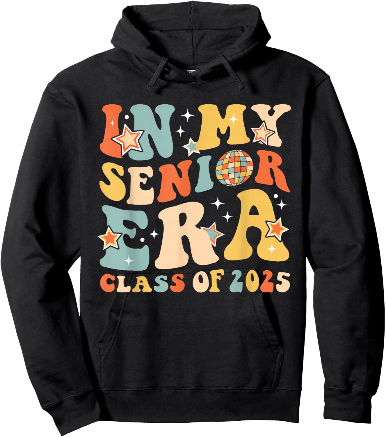 in My Senior Era Class of 2025 Graduate Senior 2025 Hoodie - Hoodie | Black