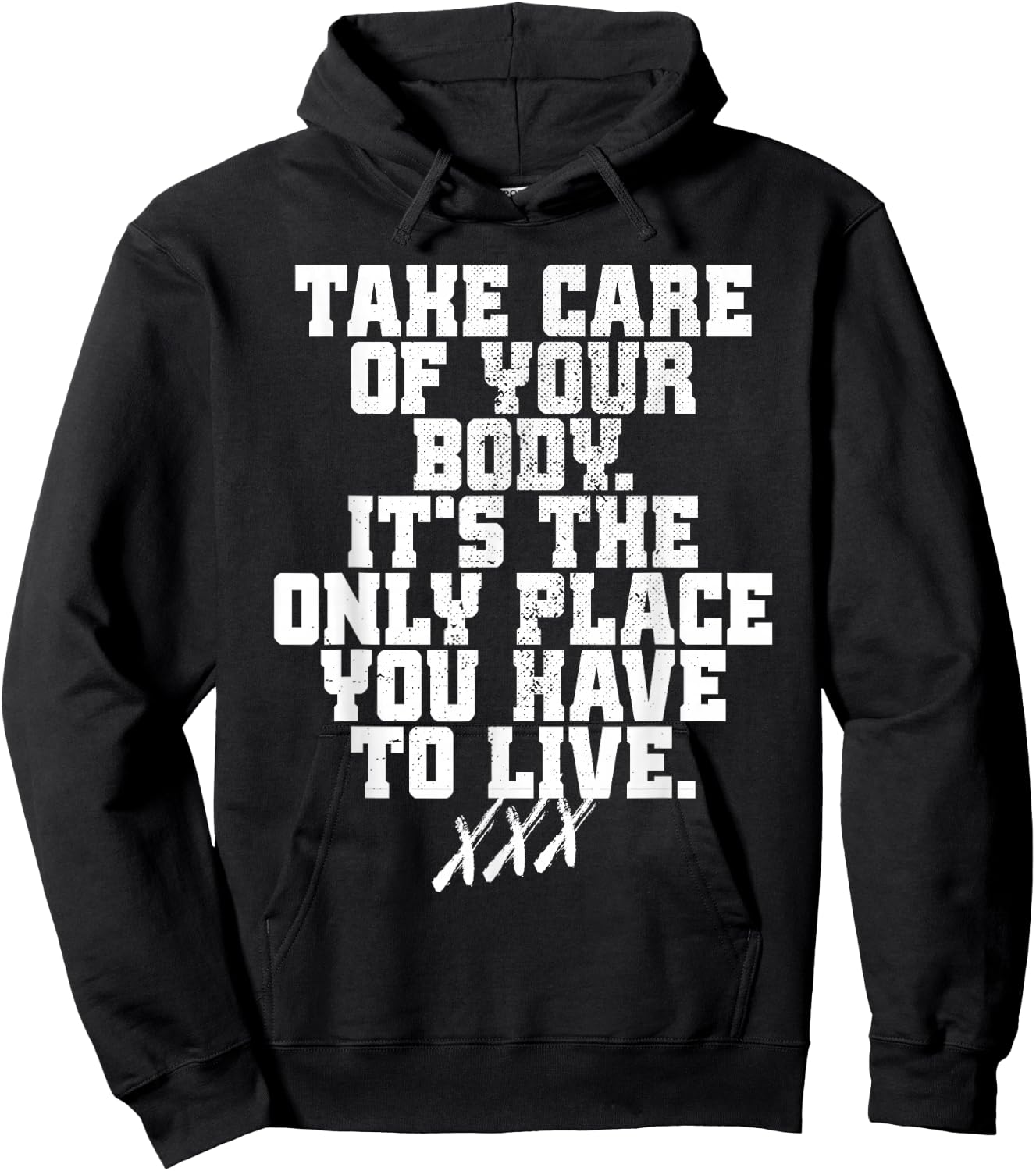 Take Care Of Your Body Straight Edge Forever Edger Life XXX Hoodie - Hoodie | Black