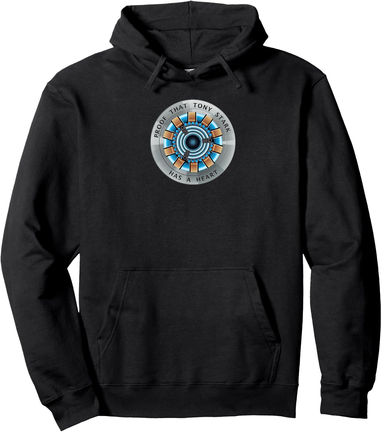 Marvel Avengers Endgame Tony Stark Has a Heart Hoodie - Hoodie | Black
