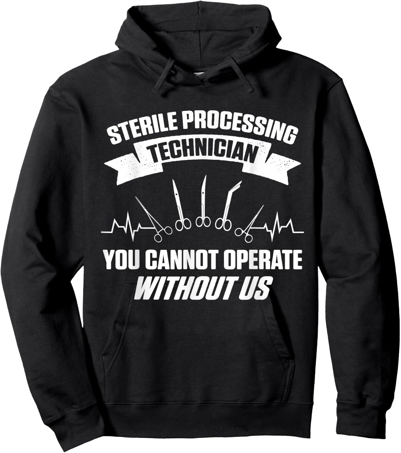 Sterile Processing Technician Operate Funny Tech Hoodie - Hoodie | Black