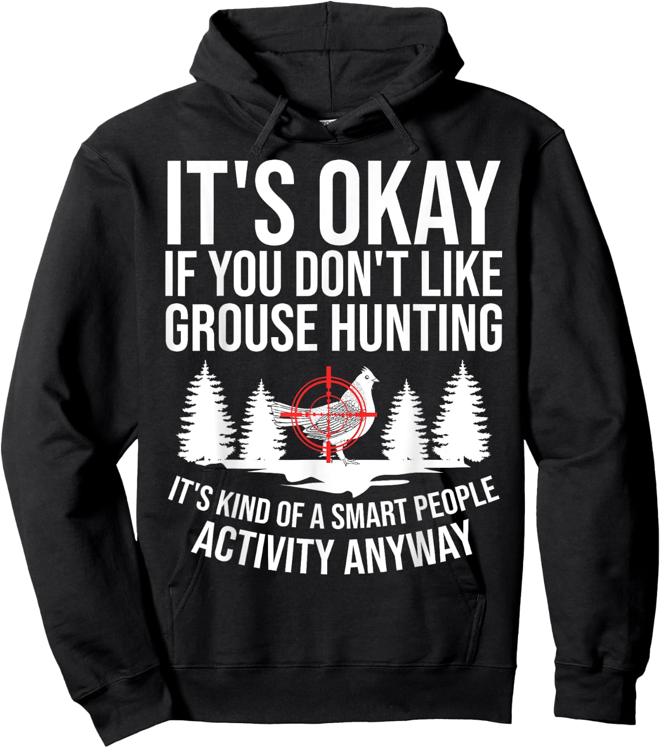 Ruffed Grouse Hunting Bird Spruce Grouse Hoodie - Hoodie | Black