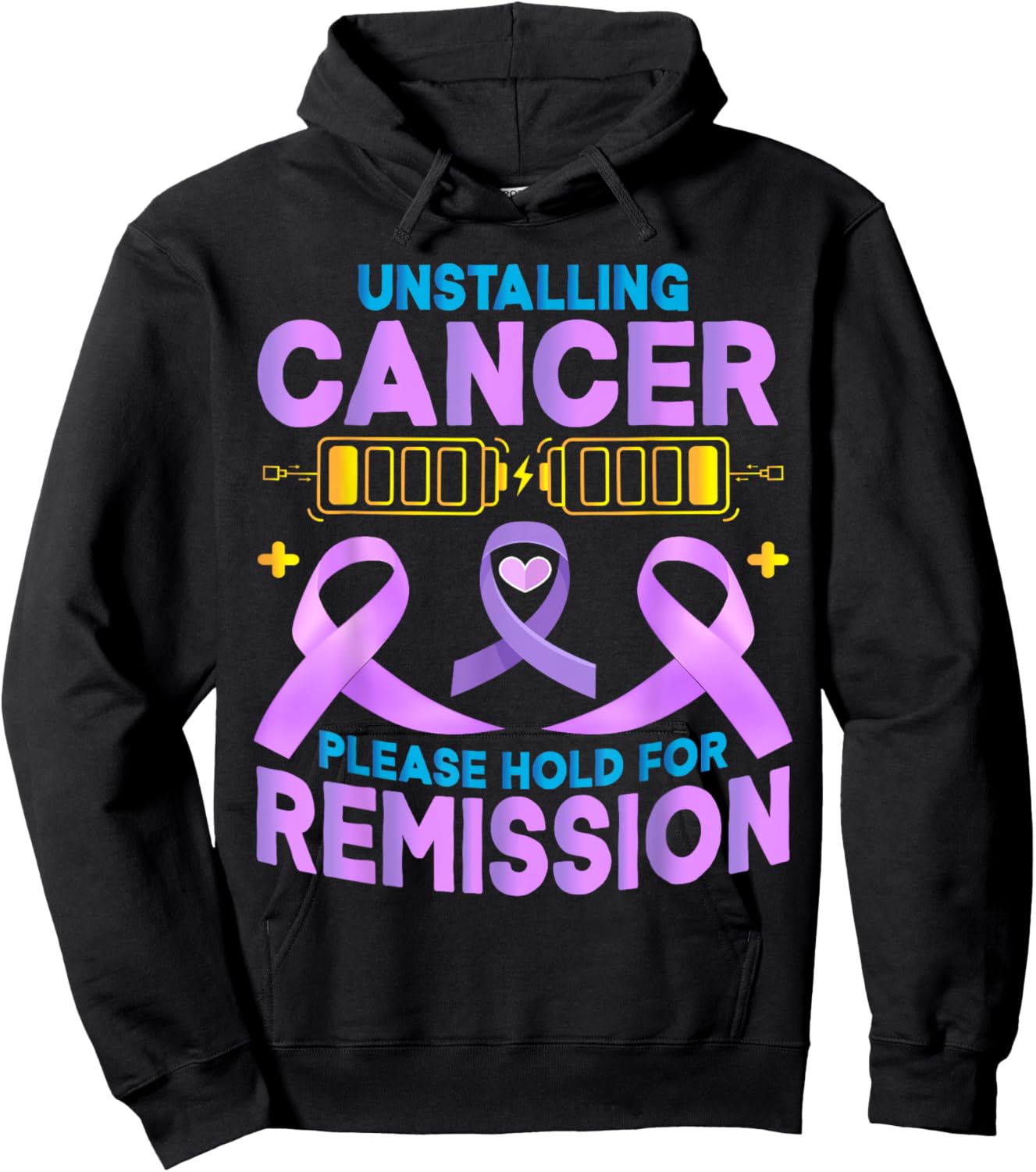 Chemo Uninstalling Cancer Chemotherapy Hoodie - Hoodie | Black