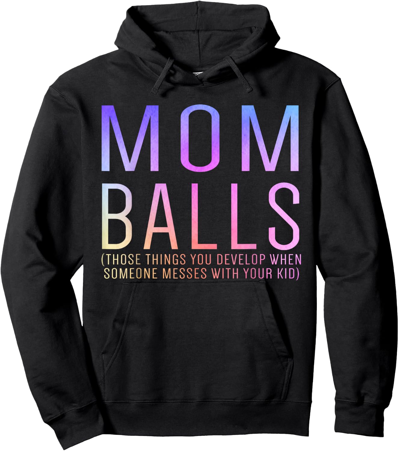 Mom Balls Hoodie - Hoodie | Black