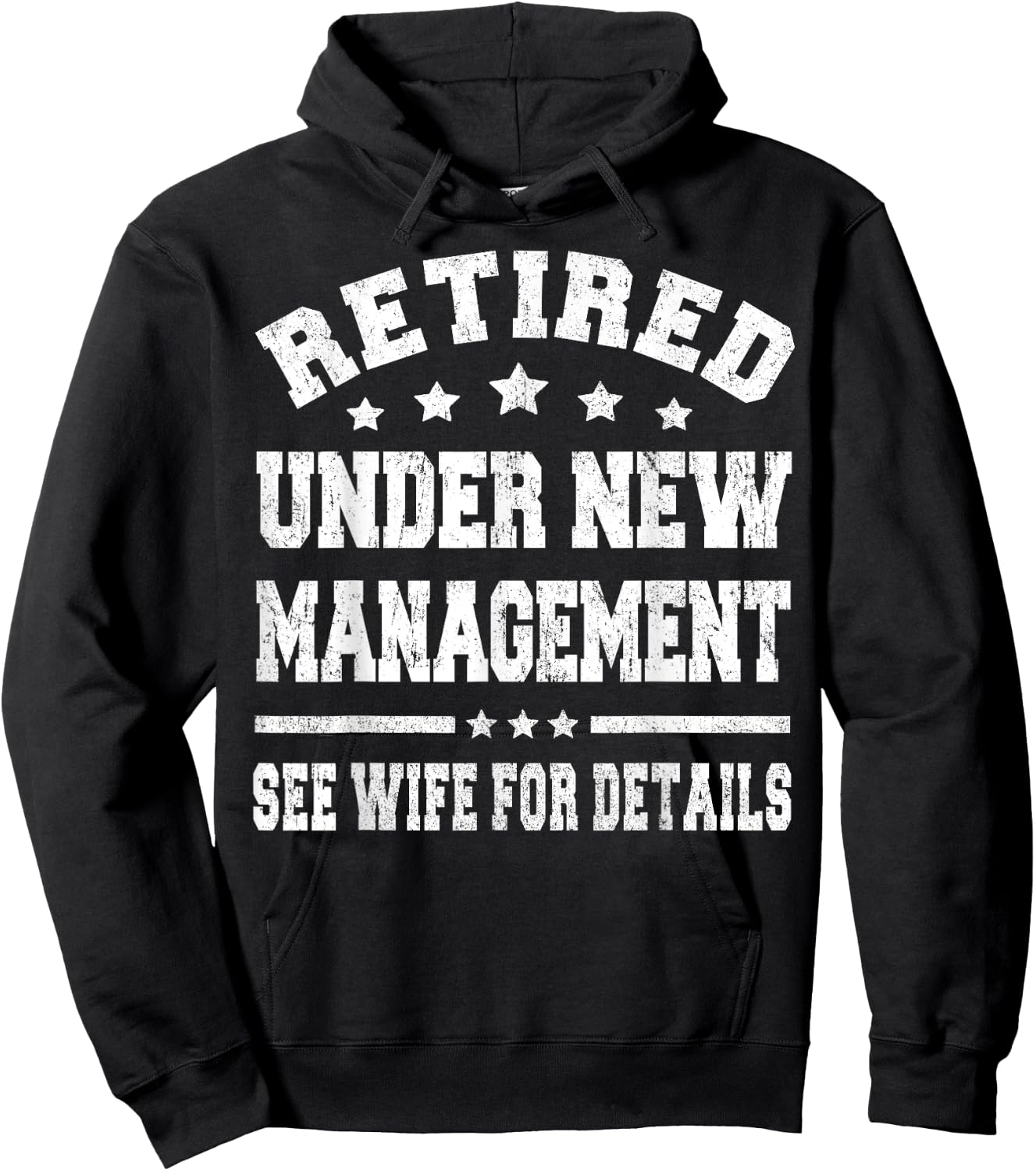 Funny Retirement Party Dad Humor Retired Husband Gift Hoodie - Hoodie | Black