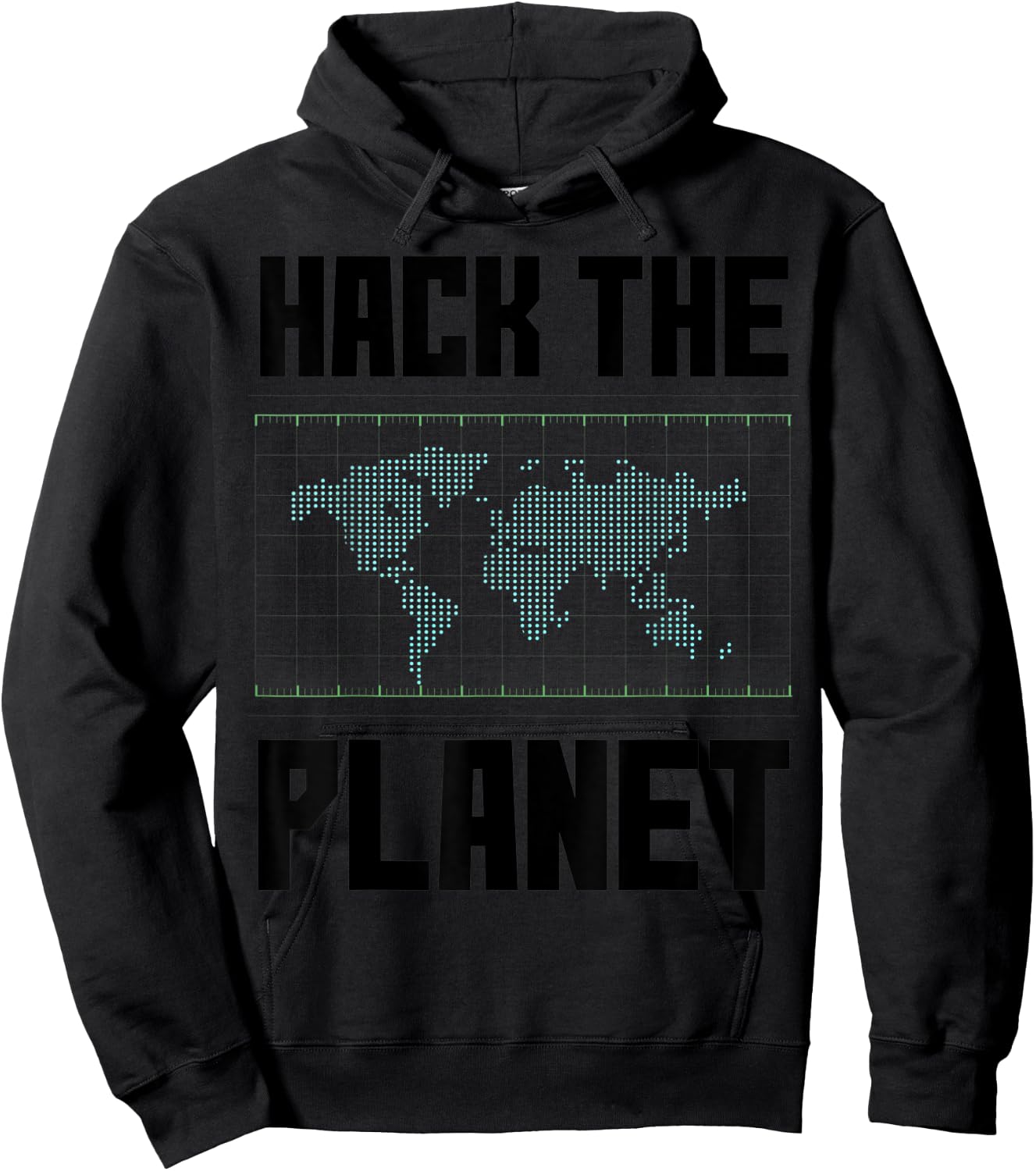 Hack The Planet Hacking Computer Hacker Hoodie - Hoodie | Black