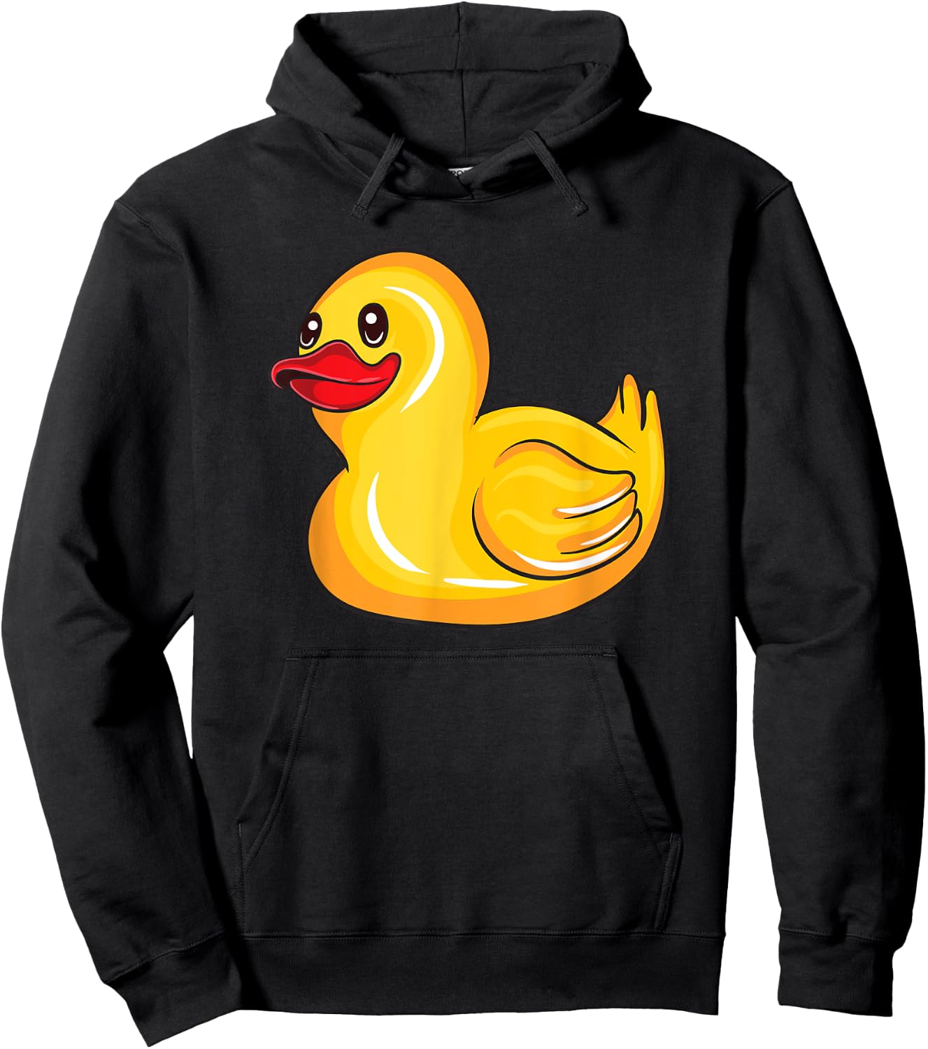 Cute Rubber Duck Gift Toddlers Men Women Funny Duckling Hoodie - Hoodie | Black
