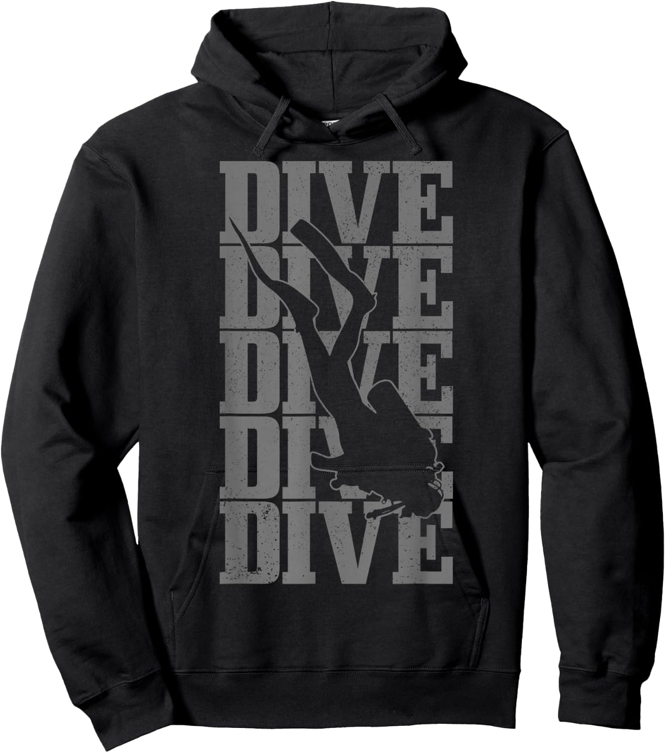 Diver Dive Diving Gift Hoodie - Hoodie | Black