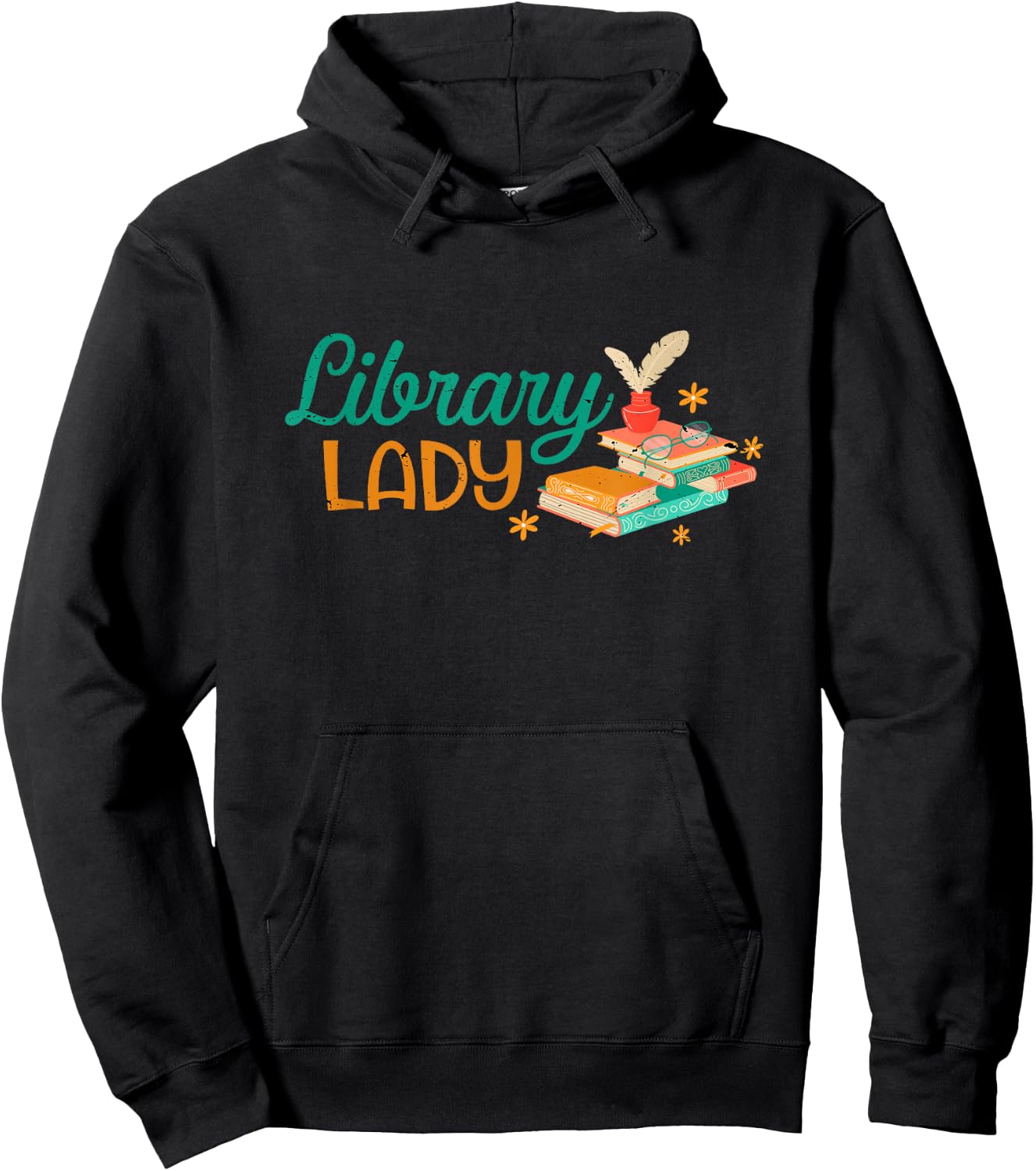 Librarian Bookworm Bookworm Hoodie - Hoodie | Black