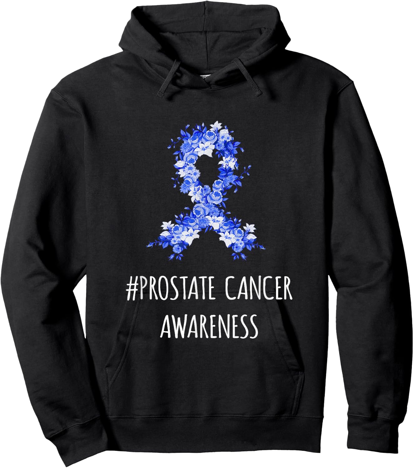 Prostate Cancer Attention Shirt | Prostate Cancer Hoodie - Hoodie | Black