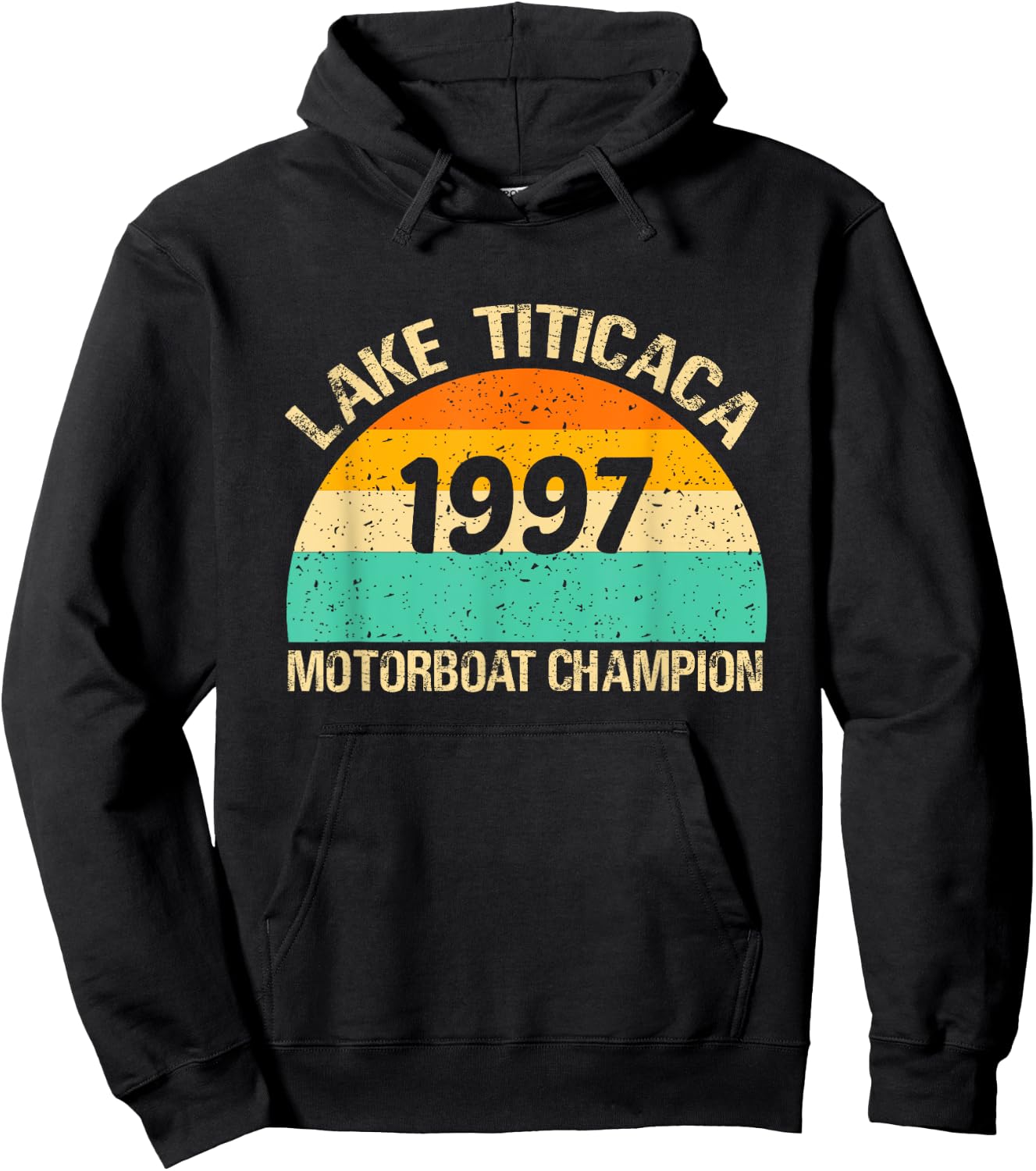 Lake Titicaca Motorboat Champion Hoodie - Hoodie | Black