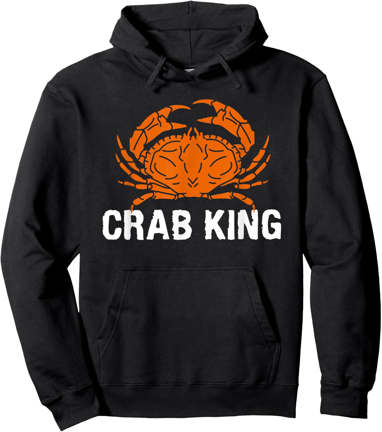 Crab King Hoodie - Hoodie | Black