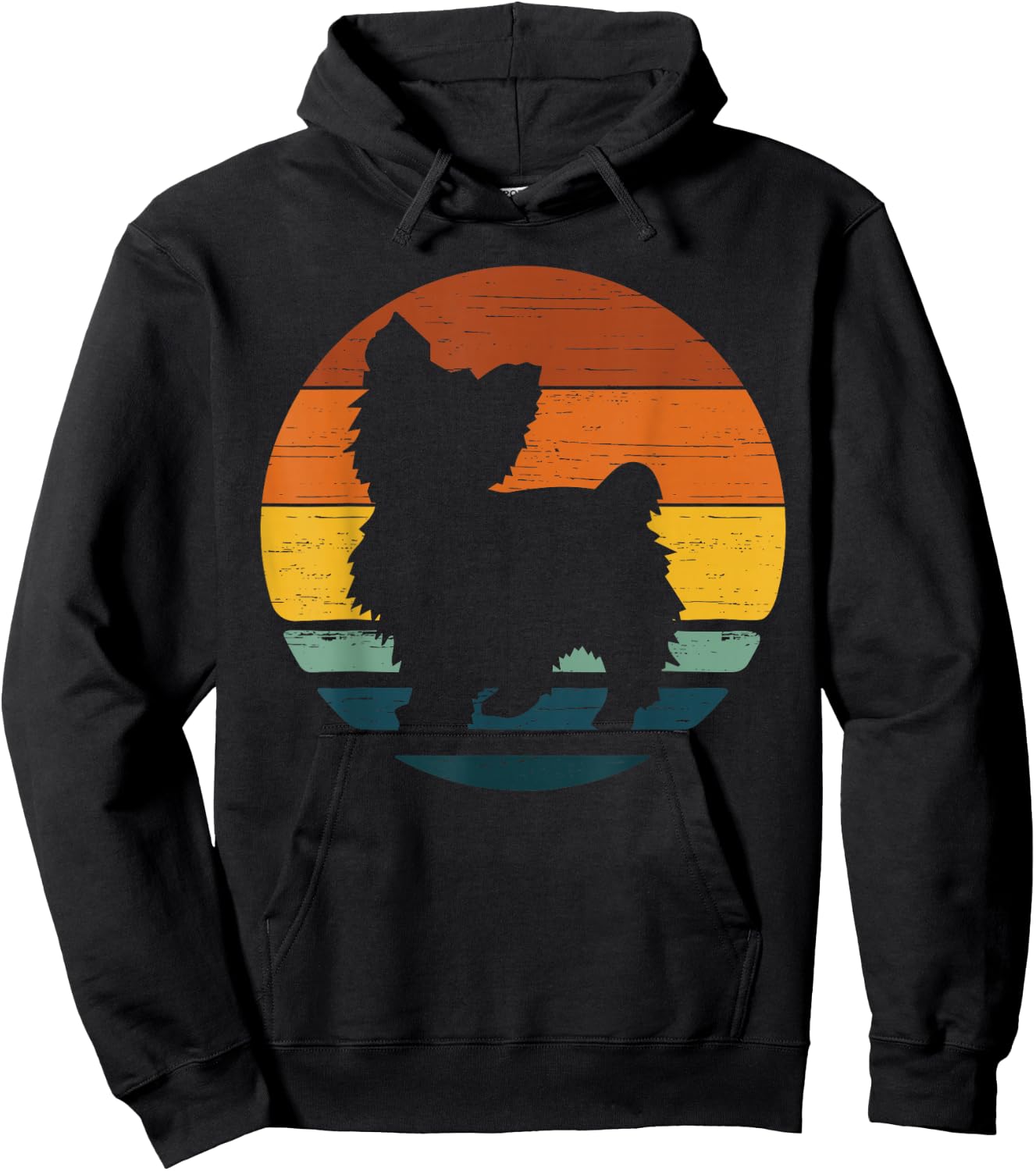 Chorkie Vintage Retro Mom Dad Dog Gift Hoodie - Hoodie | Black