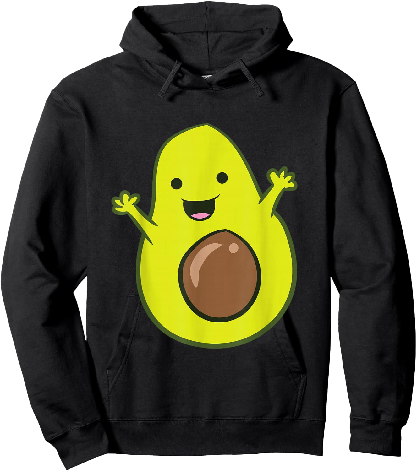 Avocado Costume Funny Avocado Halloween Costume Kids Avocado Hoodie - Hoodie | Black