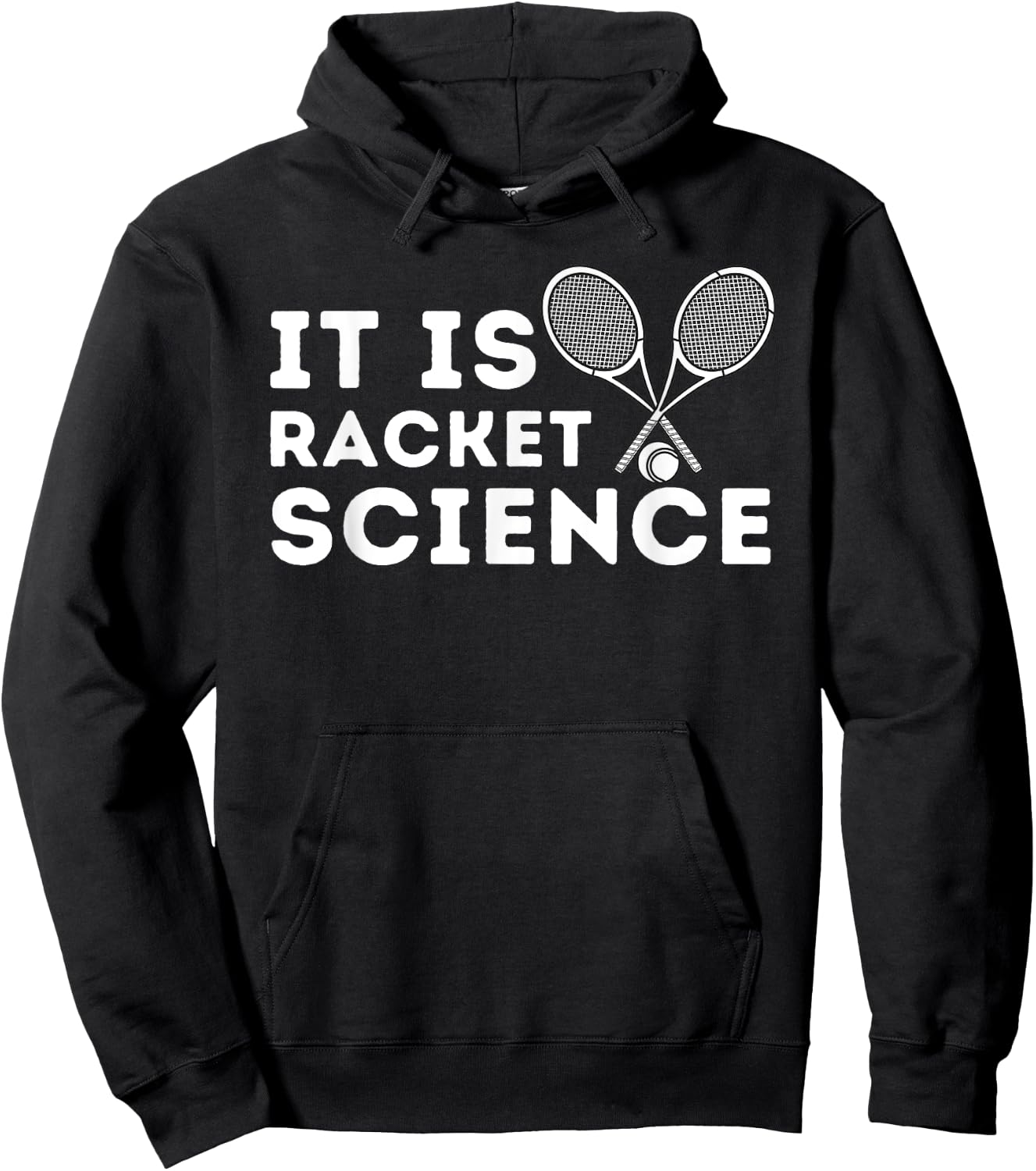 It's Racket Science - Funny Tennis & Tennis Player Coach Hoodie - Hoodie | Black