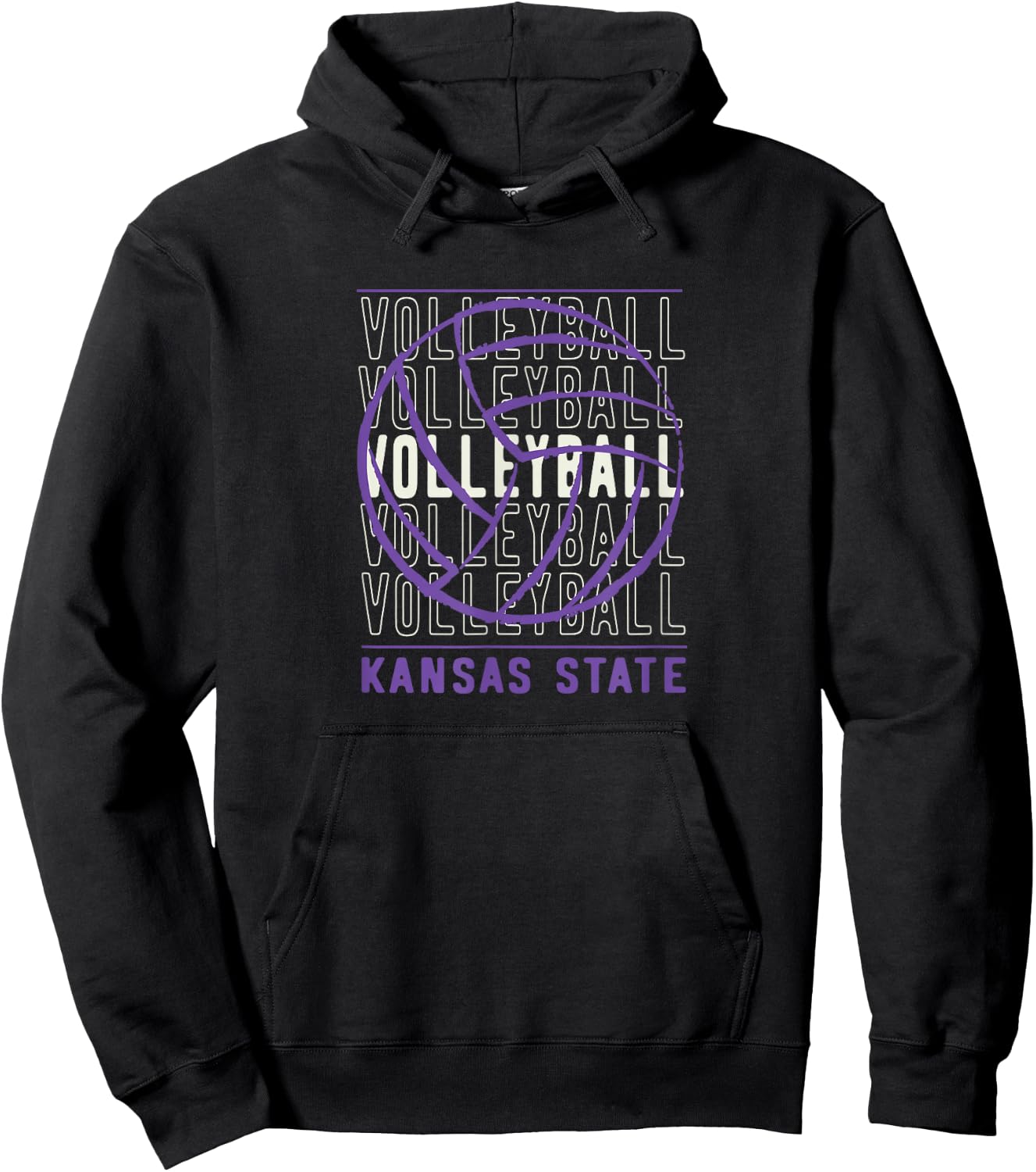 Volleyball Kansas State Hoodie - Hoodie | Black